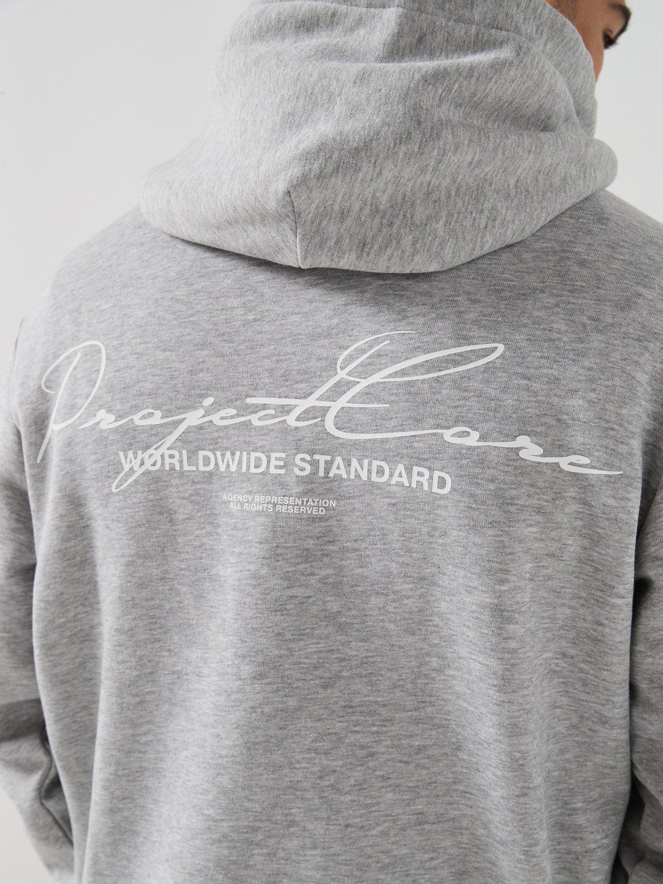 Image 4 of 5 of Jack & Jones Cover Graphic Hoodie - Grey