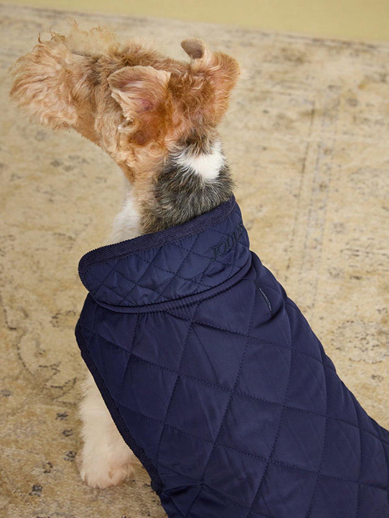 Image 5 of 7 of Joules Navy Quilted Coat