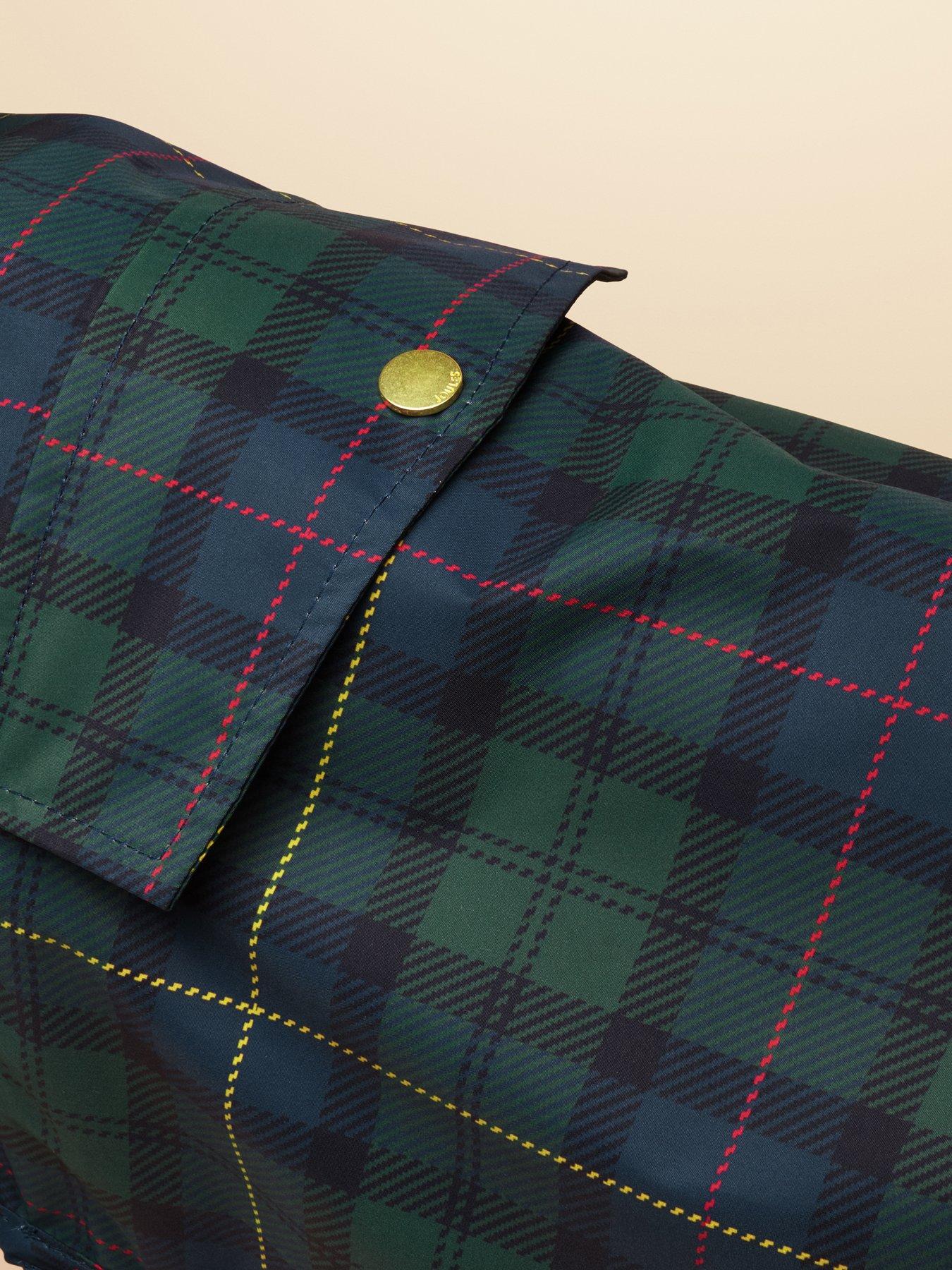  image of joules-blackwatch-check-packaway-jacket