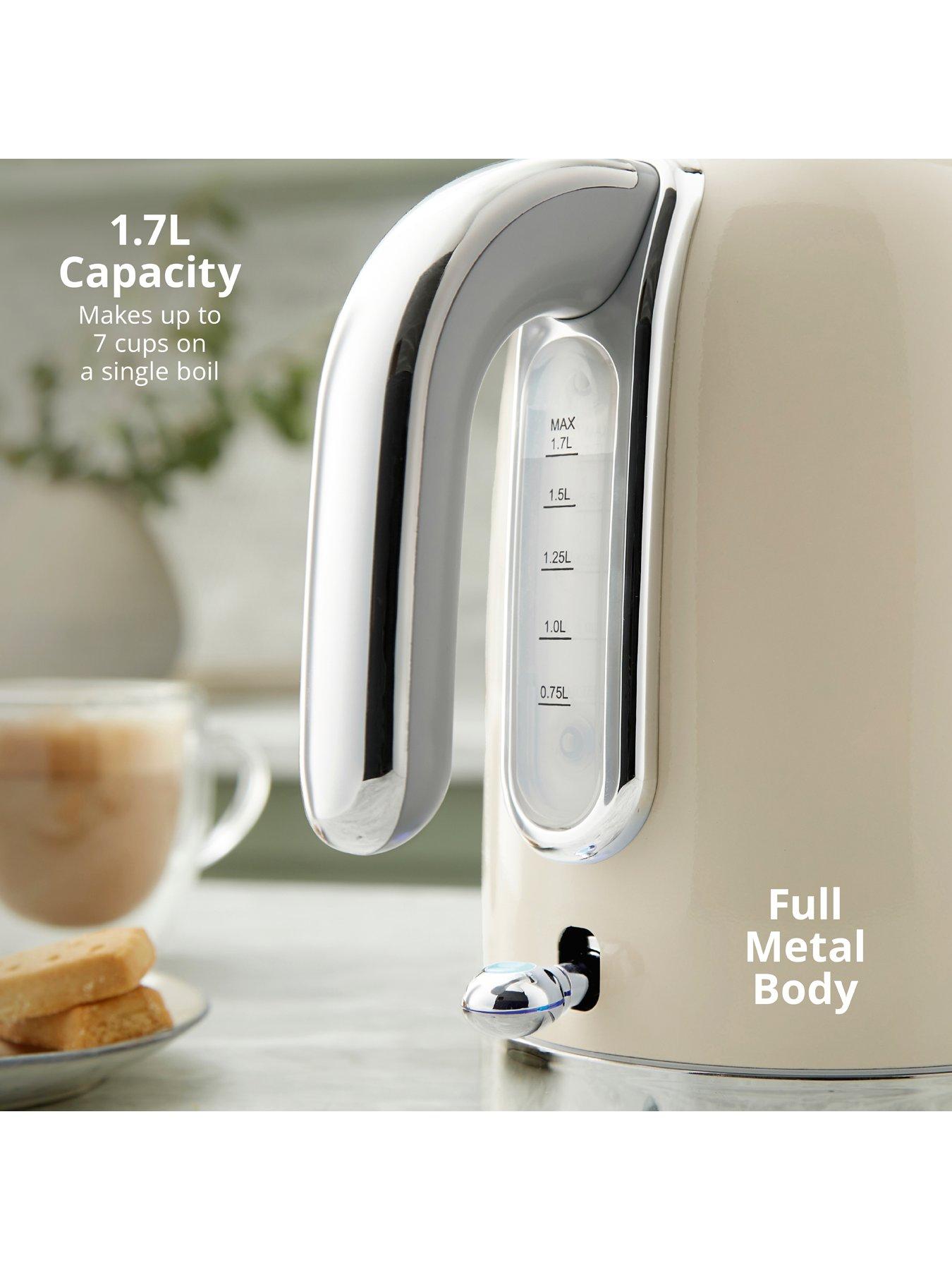  image of swan-solace-17l-jug-kettle-cream-fast-boil-17-litres-360-degree-base