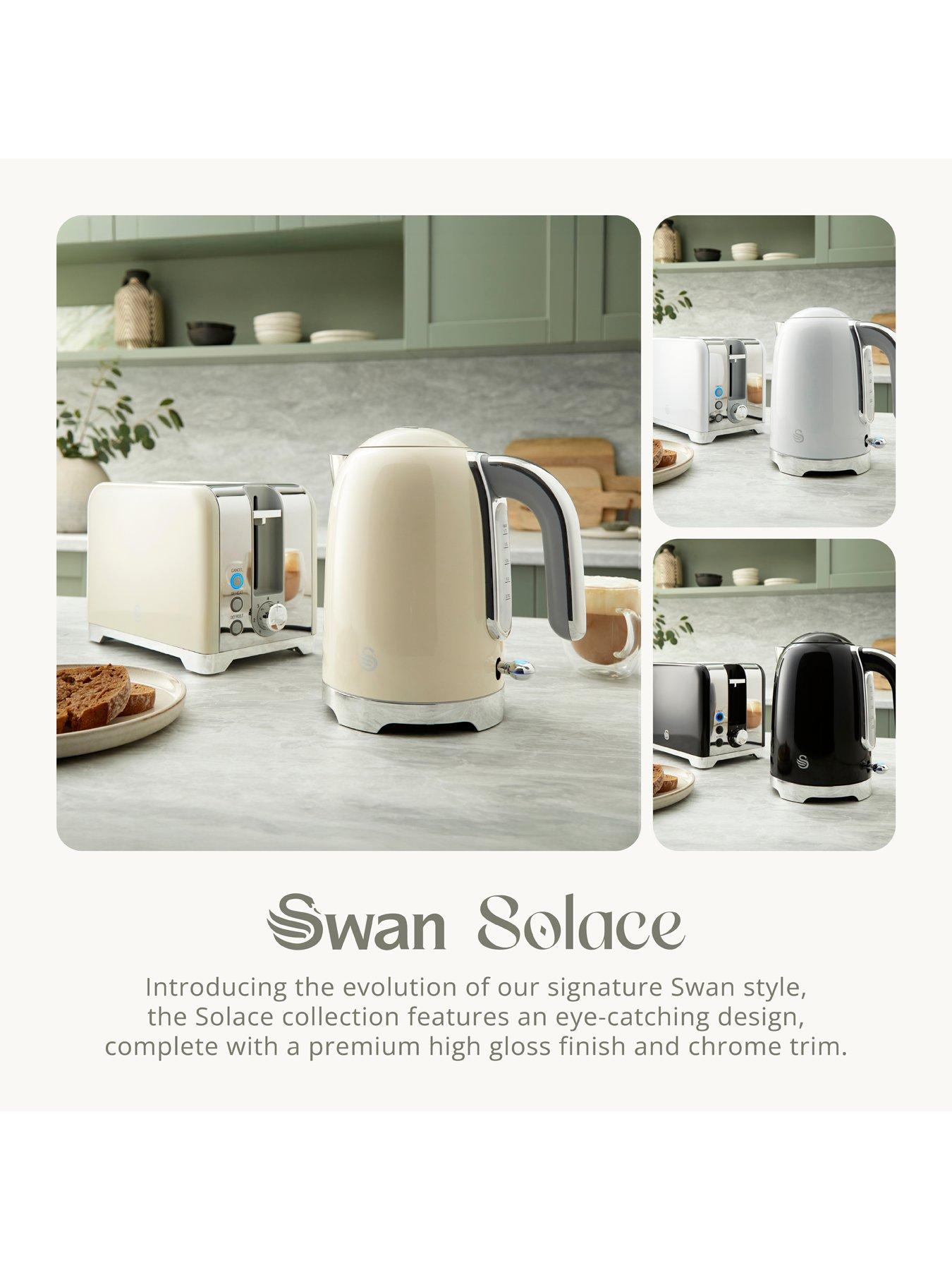  image of swan-solace-17l-jug-kettle-cream-fast-boil-17-litres-360-degree-base