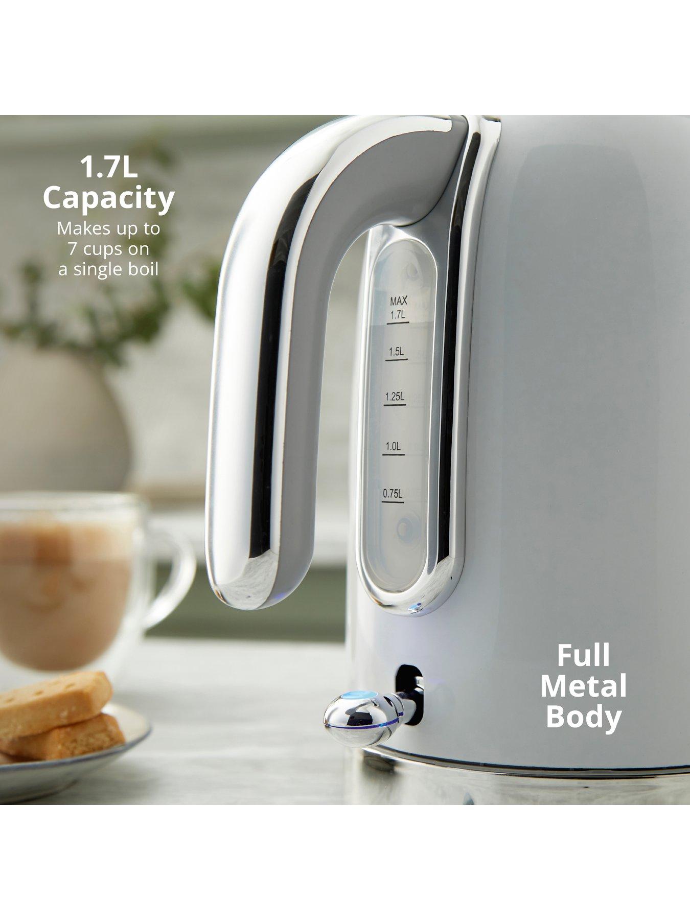 Image 4 of 7 of Swan Solace 1.7L Jug Kettle White,Fast boil, 1.7 Litre, 360-degree base