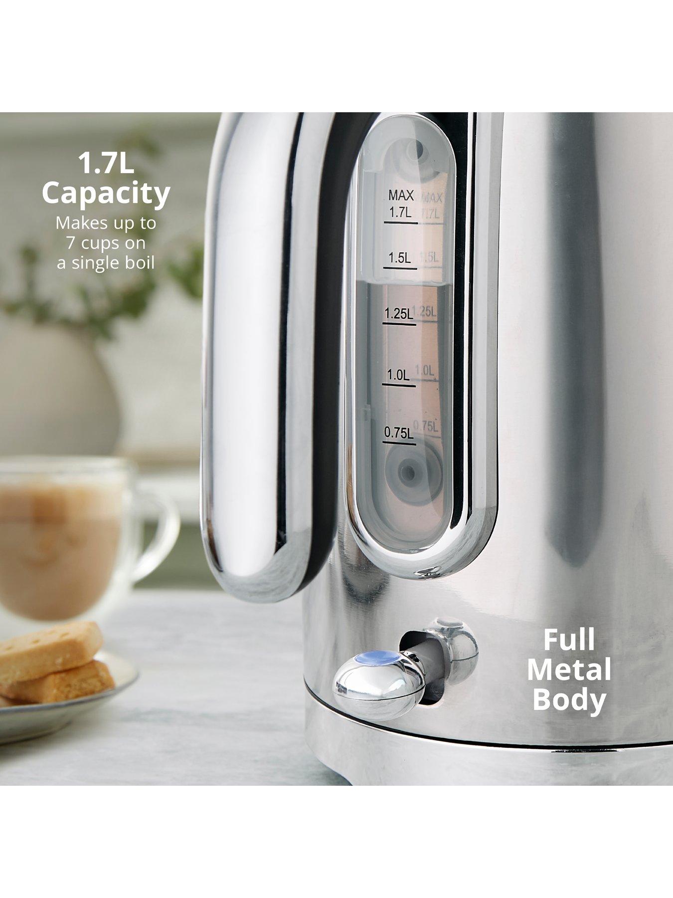  image of swan-solace-17l-jug-kettle-stainless-steel-fast-boil-17-litre-360-degree-base