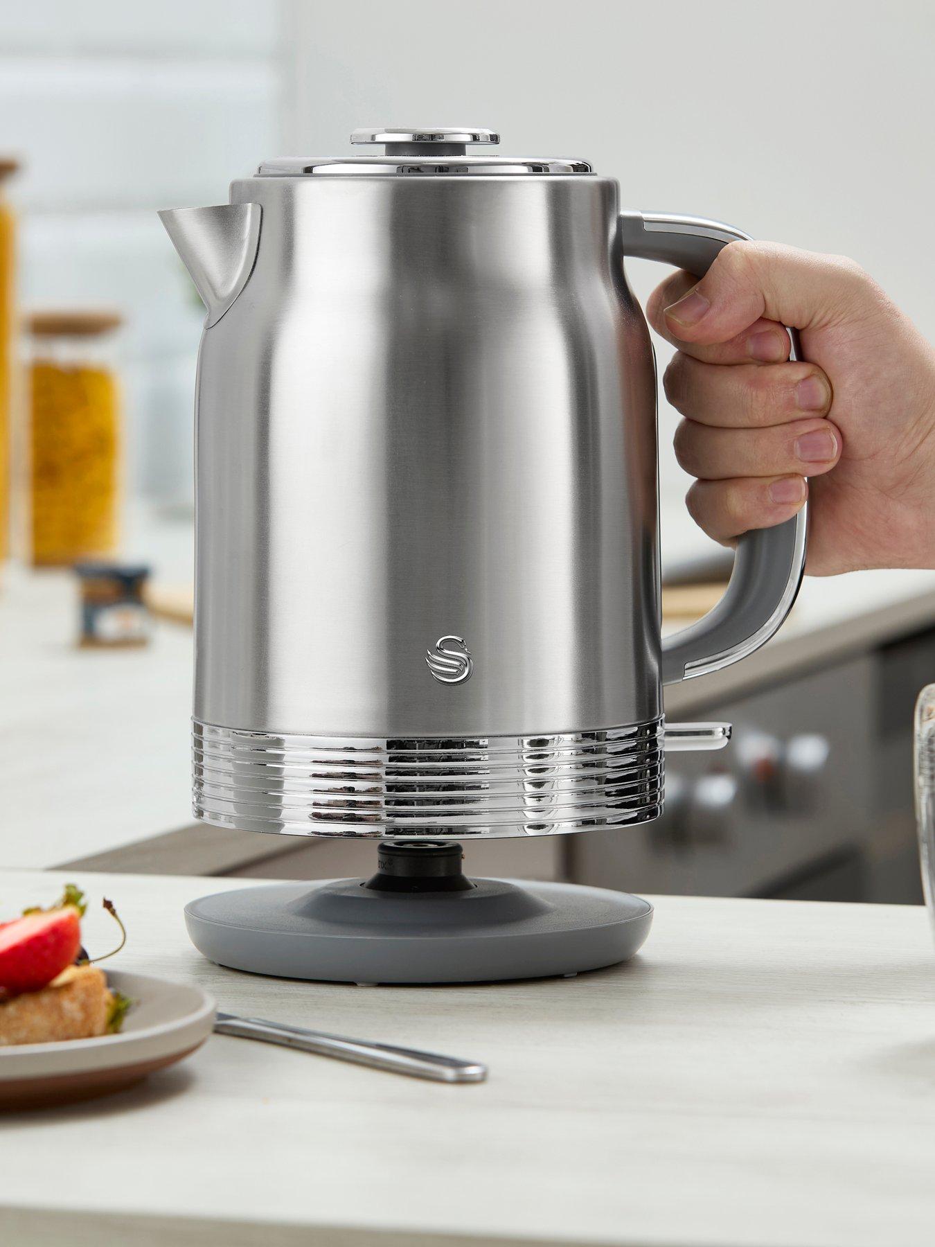  image of swan-retro-revivenbsp2-slice-toaster-amp-kettle-bundle--stainless-steel