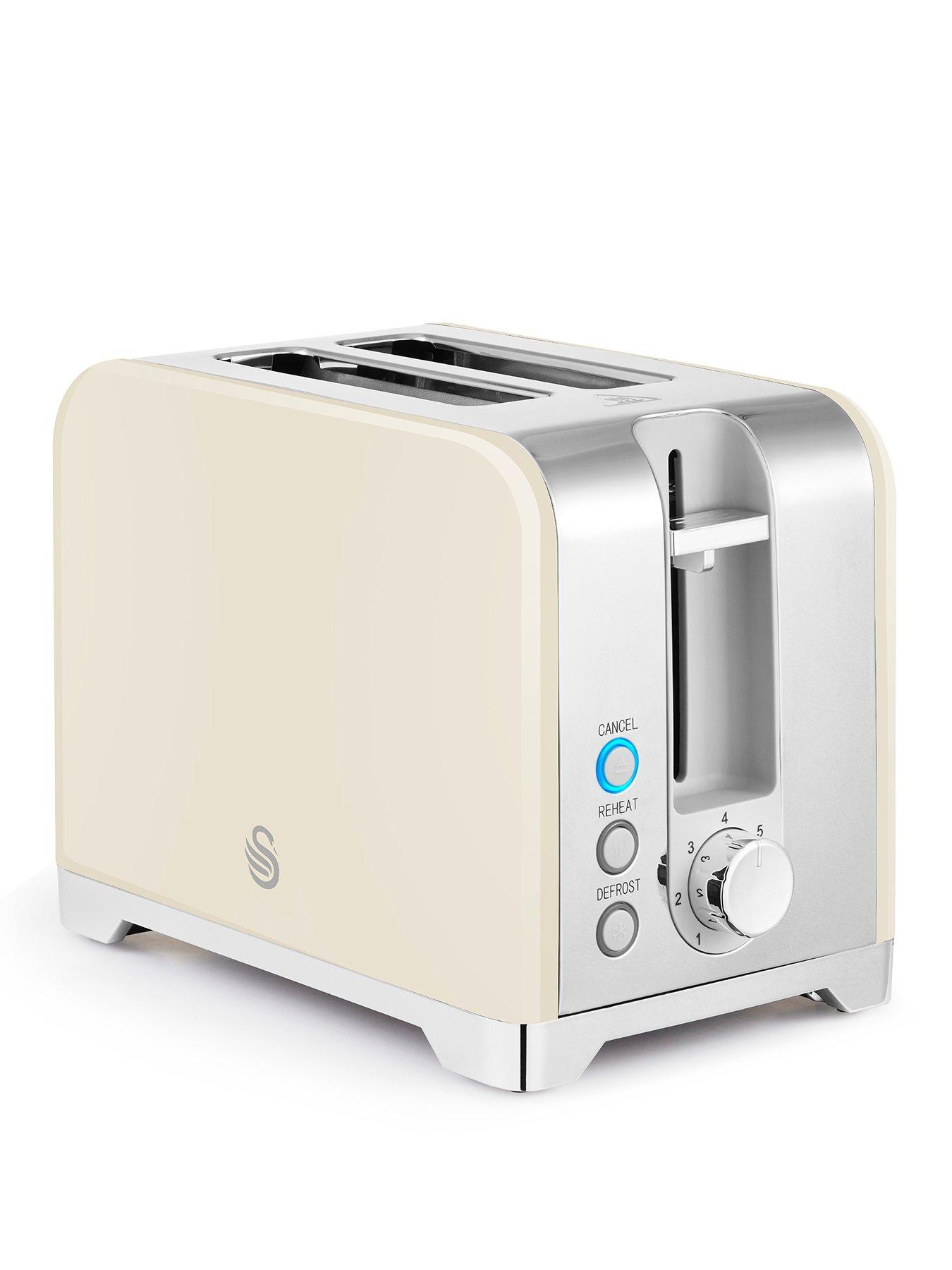 Swan Solace 2 Slice Toaster Cream