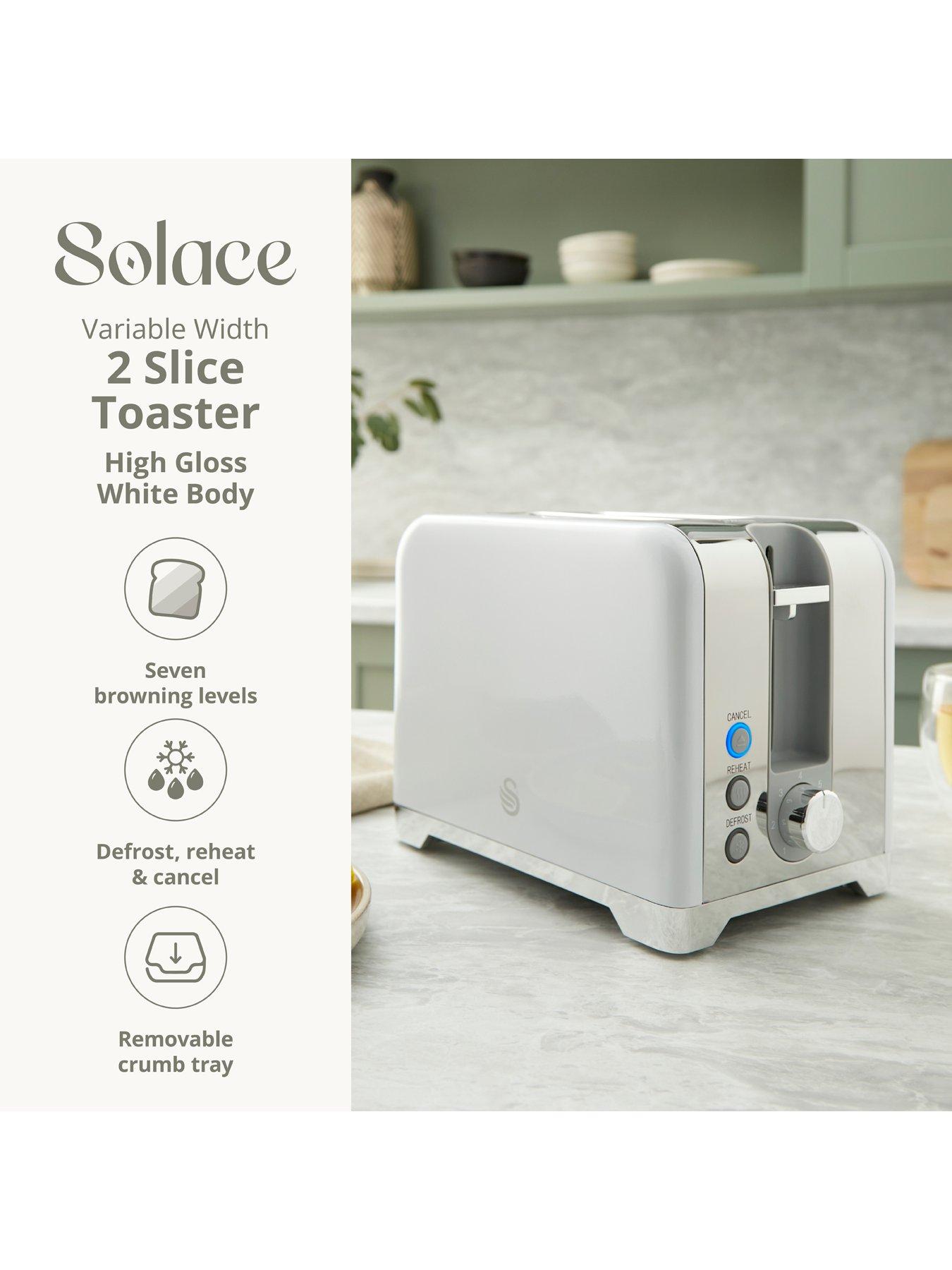  image of swan-solace-2-slice-toaster-white