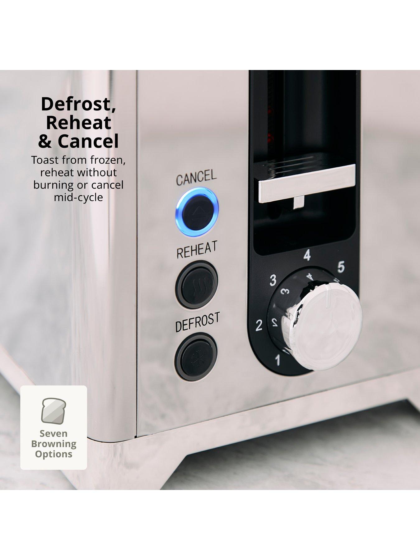Image 3 of 7 of Swan Solace 2 Slice Toaster Stainless Steel
