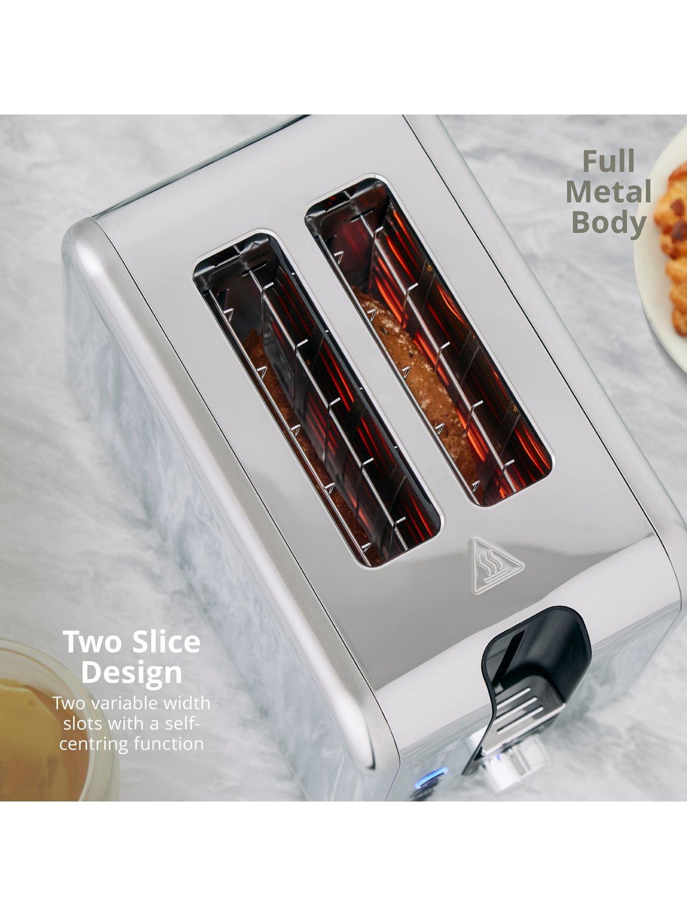 Image 4 of 7 of Swan Solace 2 Slice Toaster Stainless Steel
