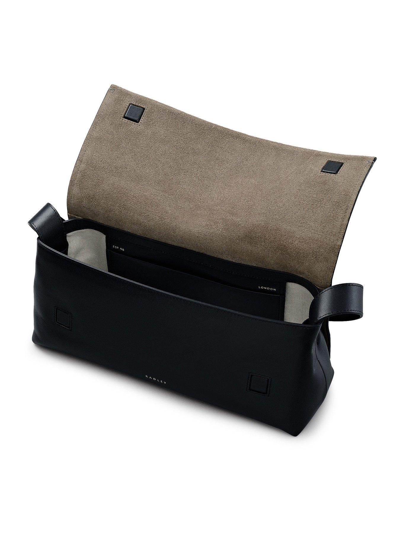 Image 4 of 5 of Radley The Annabel - Suede Medium Flapover Shoulder