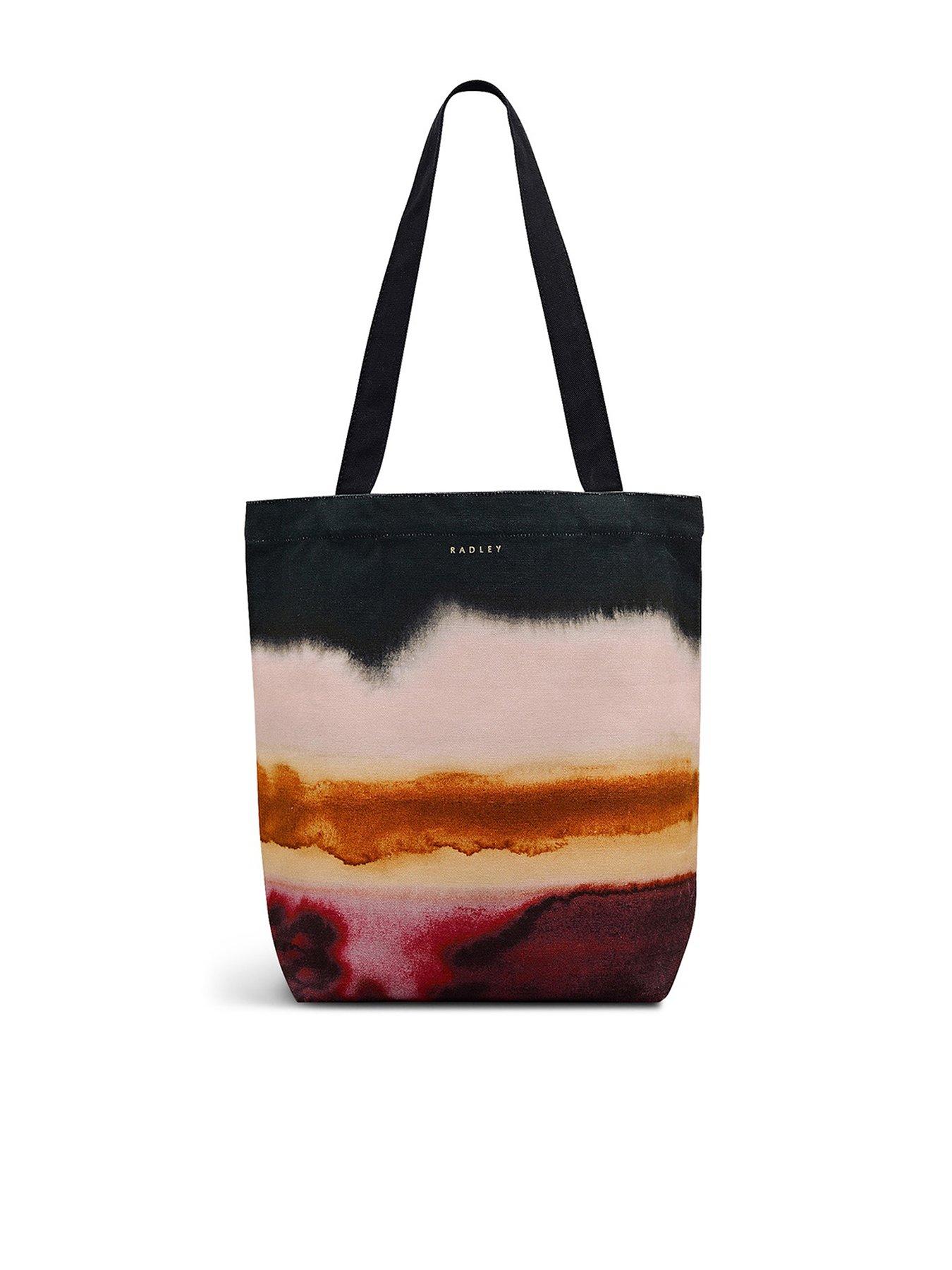 front image of radley-ombre-stripe-medium-open-top-tote