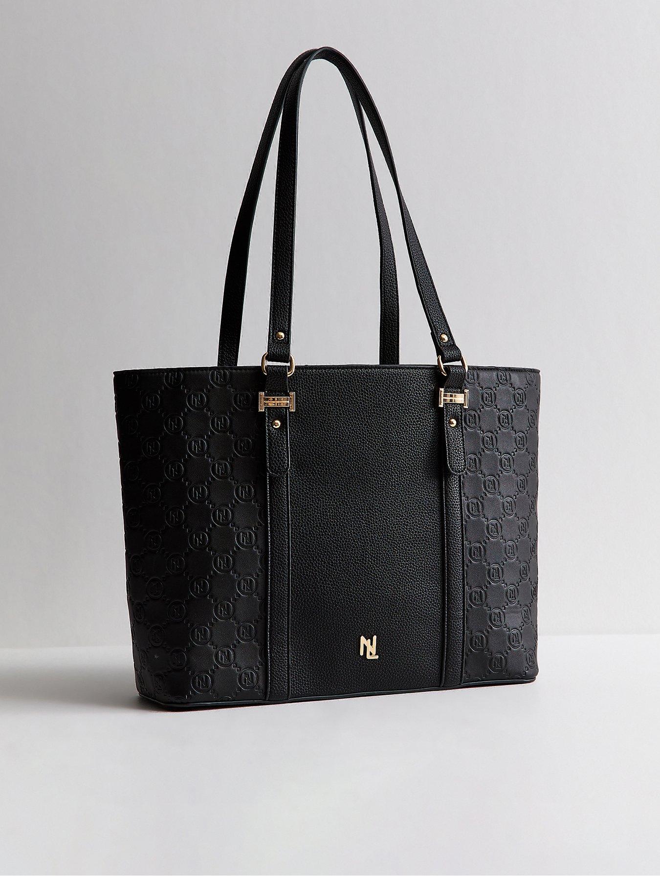 new-look-faux-leather-logo-embossed-tote-bag-black