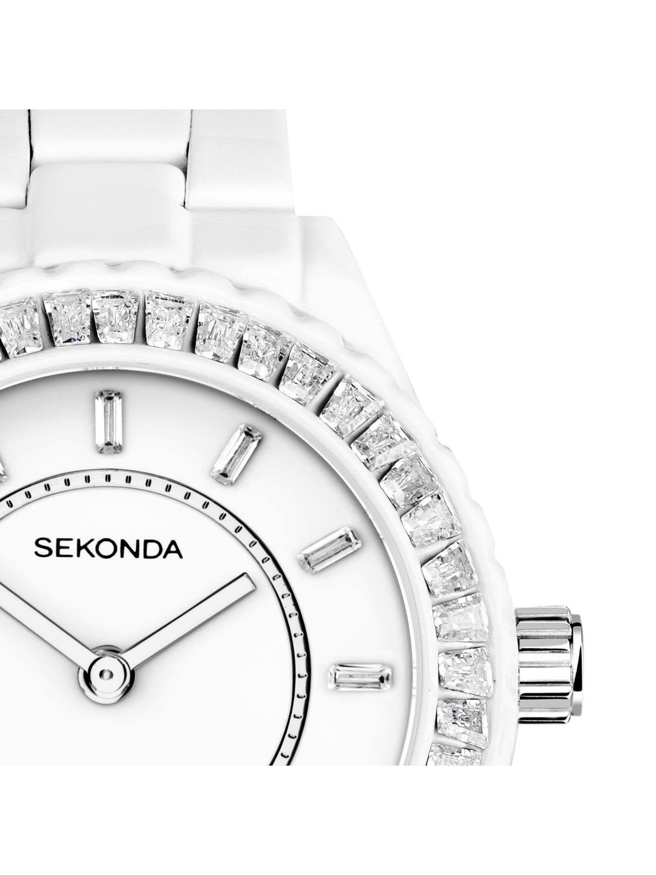 Image 2 of 6 of Sekonda Womens Margot White Stainless Steel Bracelet with White Dial Analogue Watch