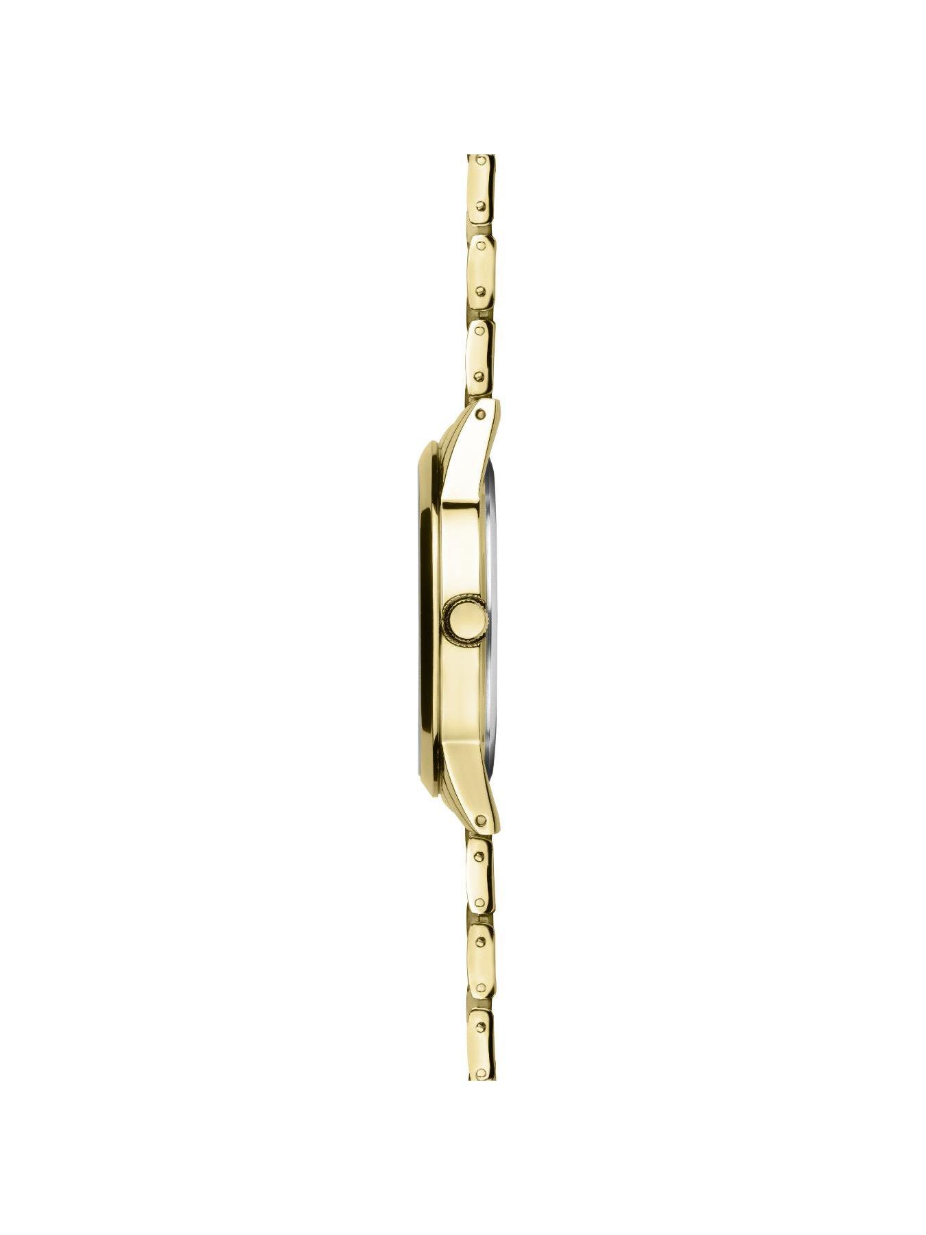  image of sekonda-mens-beaumont-gold-alloy-bracelet-with-white-dial-analogue-watch