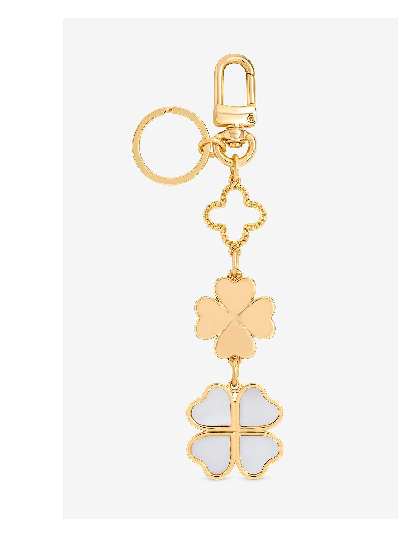 Image 1 of 3 of Mood Gold Plated Clover Bag Charm