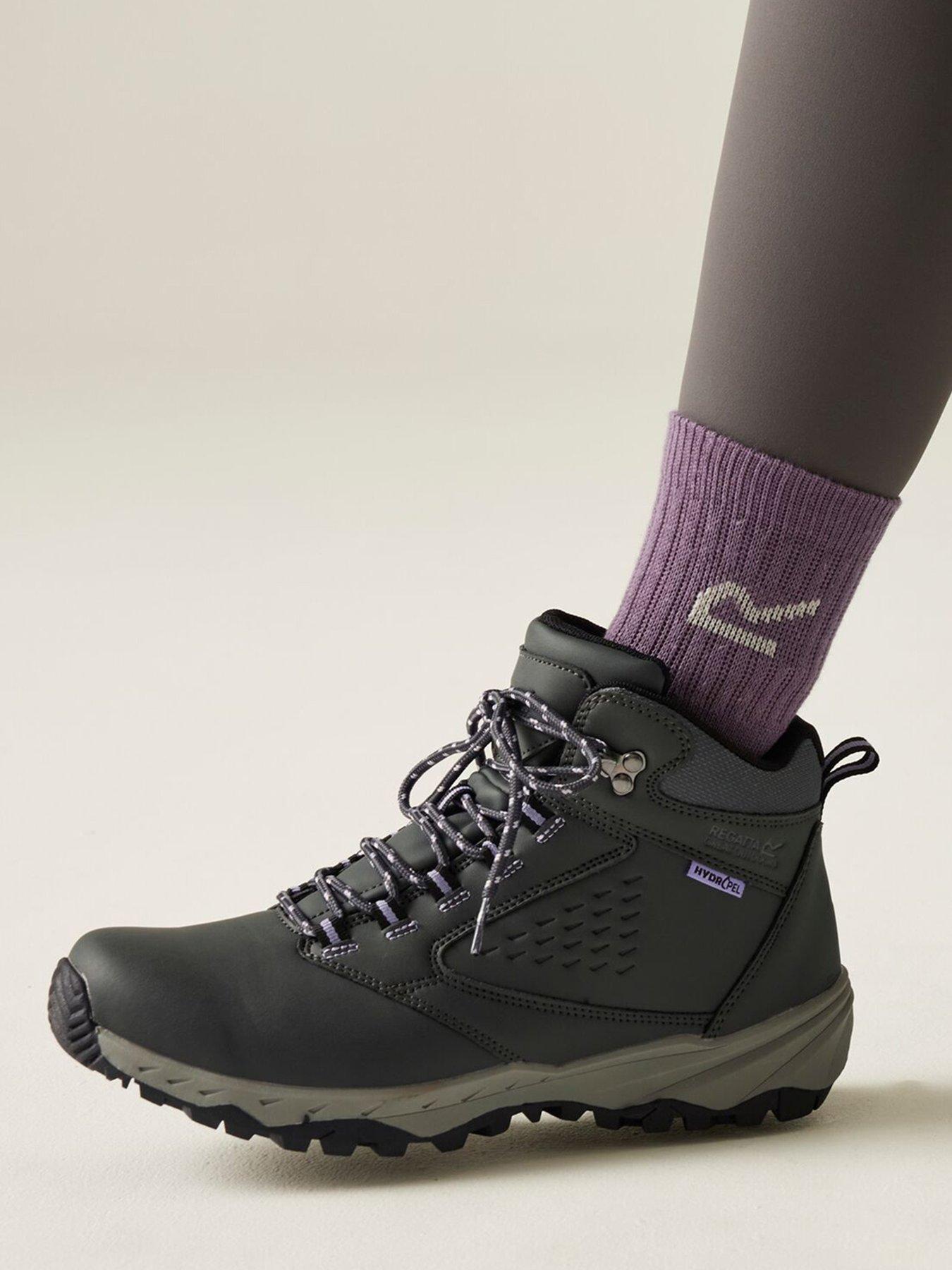 front image of regatta-womens-amble-waterproof-walking-boots-grey