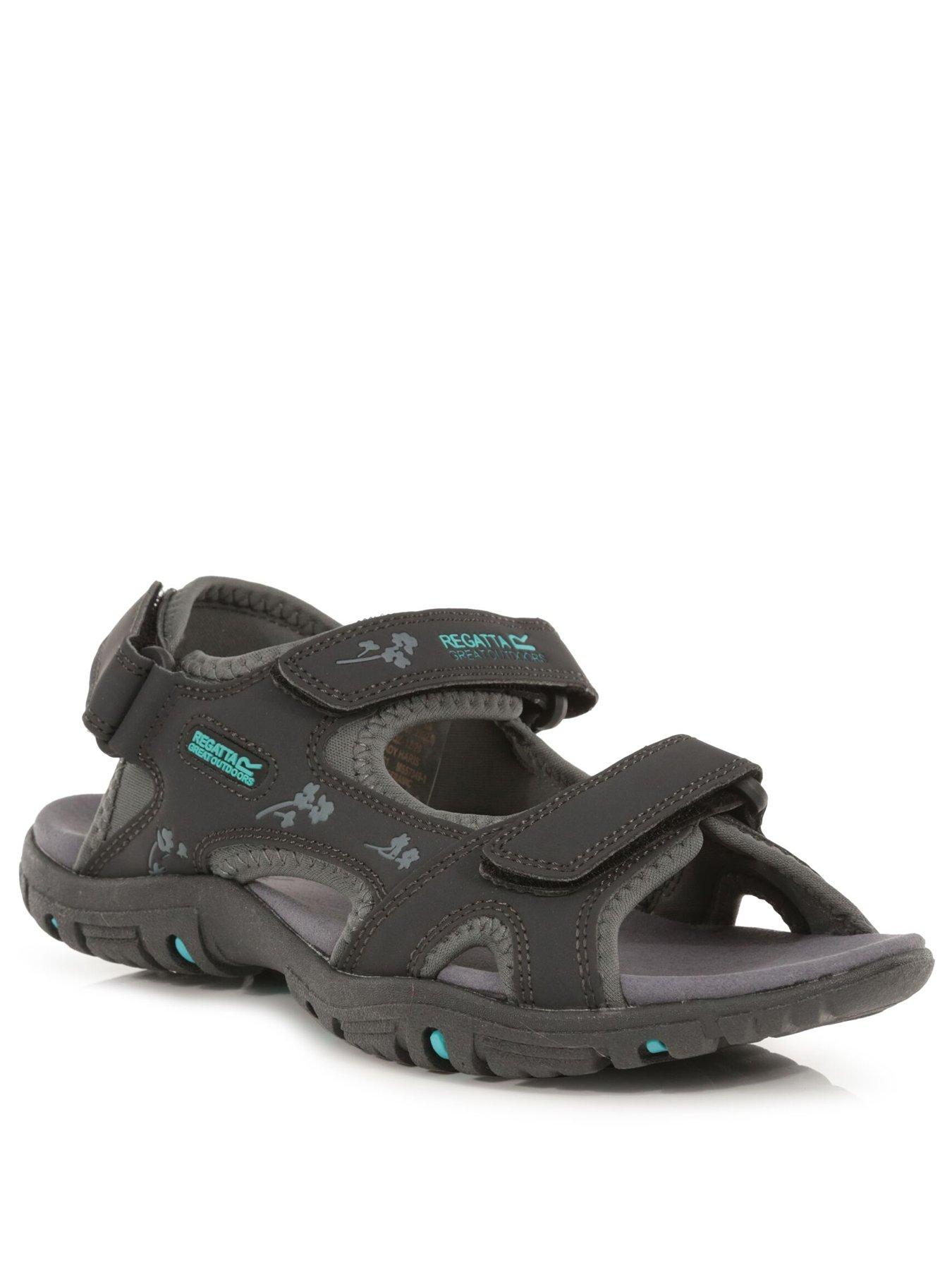 stillFront image of regatta-womens-haris-sandals-grey
