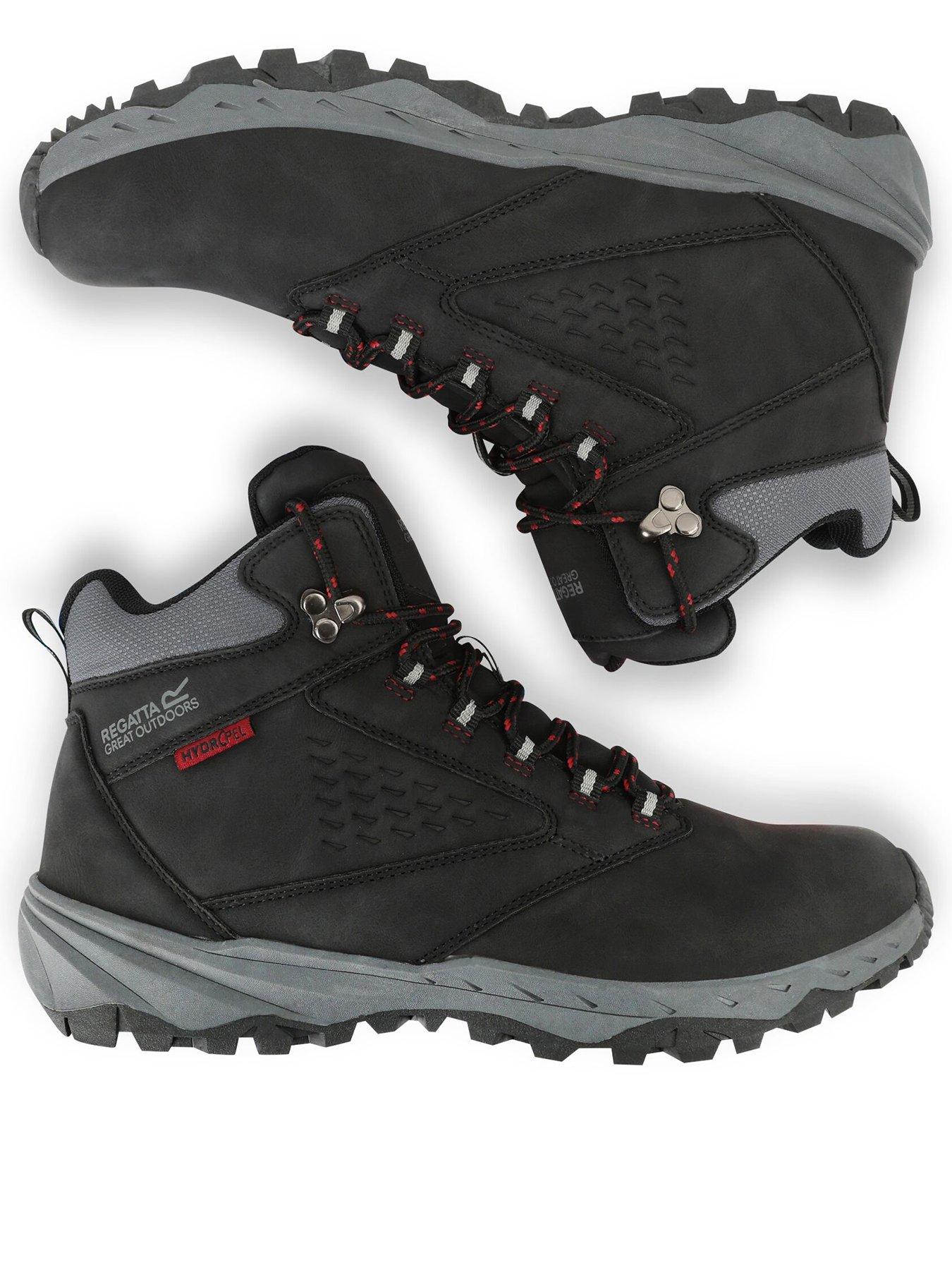  image of regatta-mens-amble-waterproof-walking-boots-black