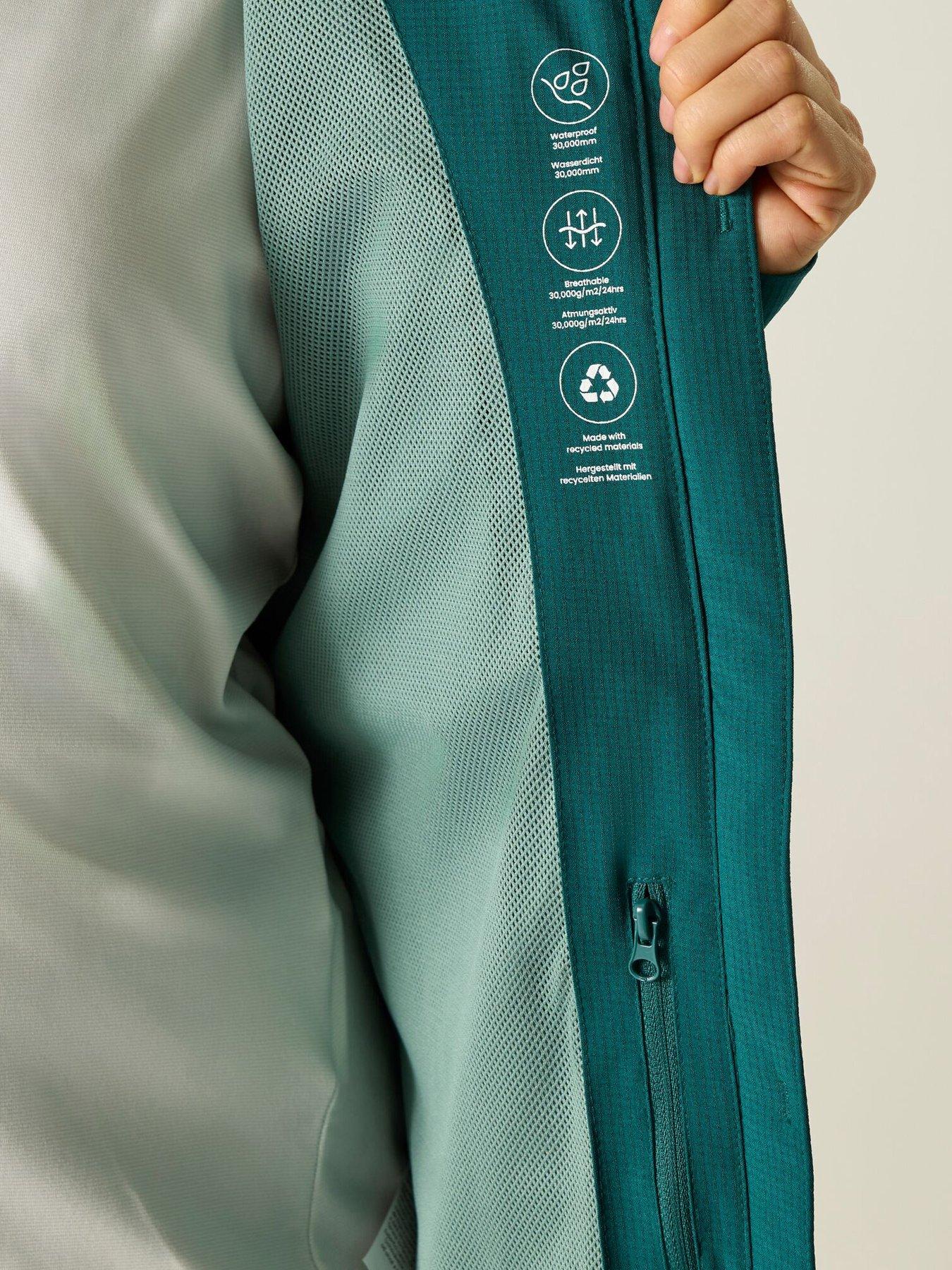  image of regatta-womens-oklarna-jacket-mediterranea-green