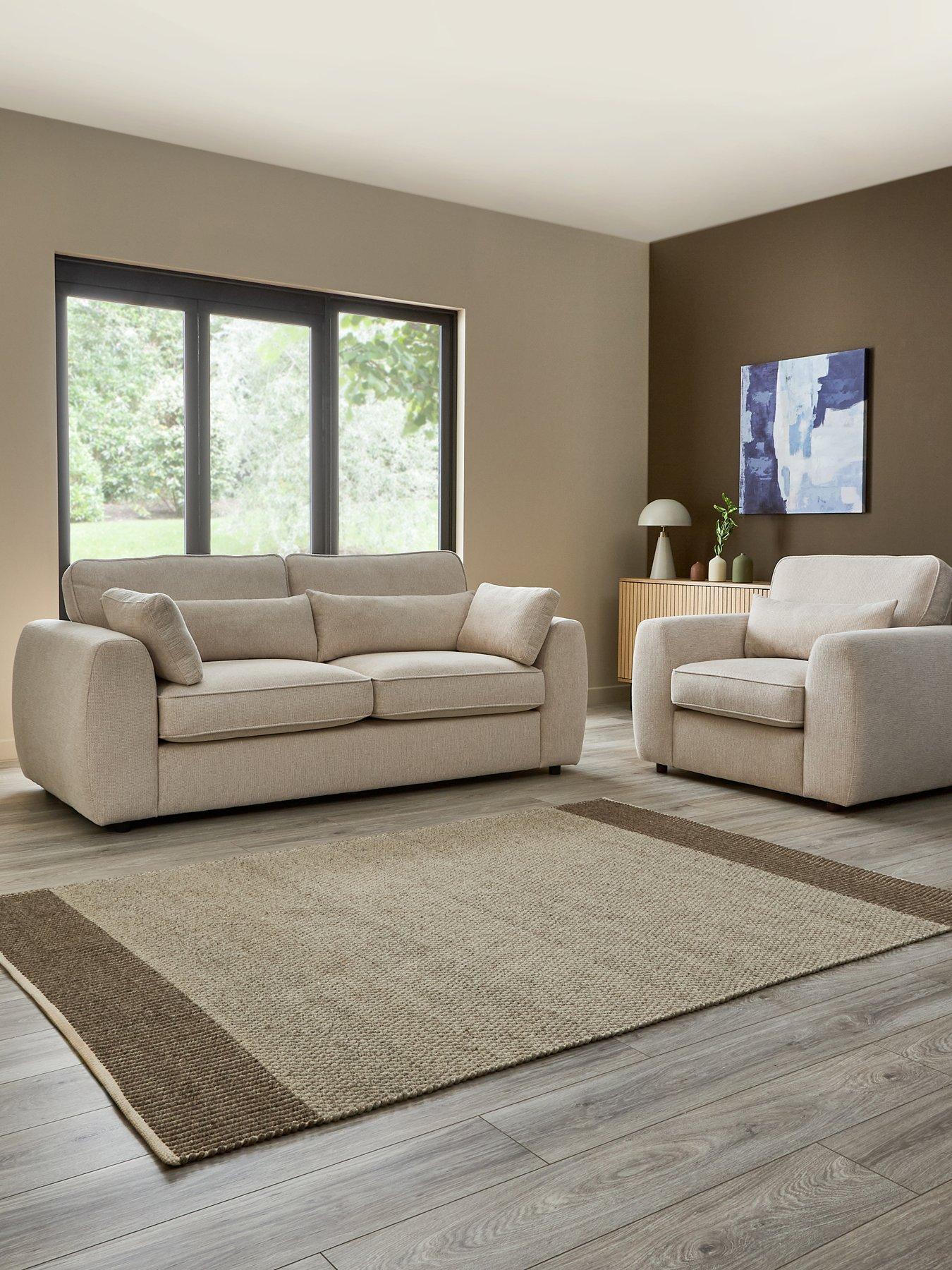 The Very Collection Carinne 3 Seater Sofa + Armchair Set (Buy  &  SAVE!)