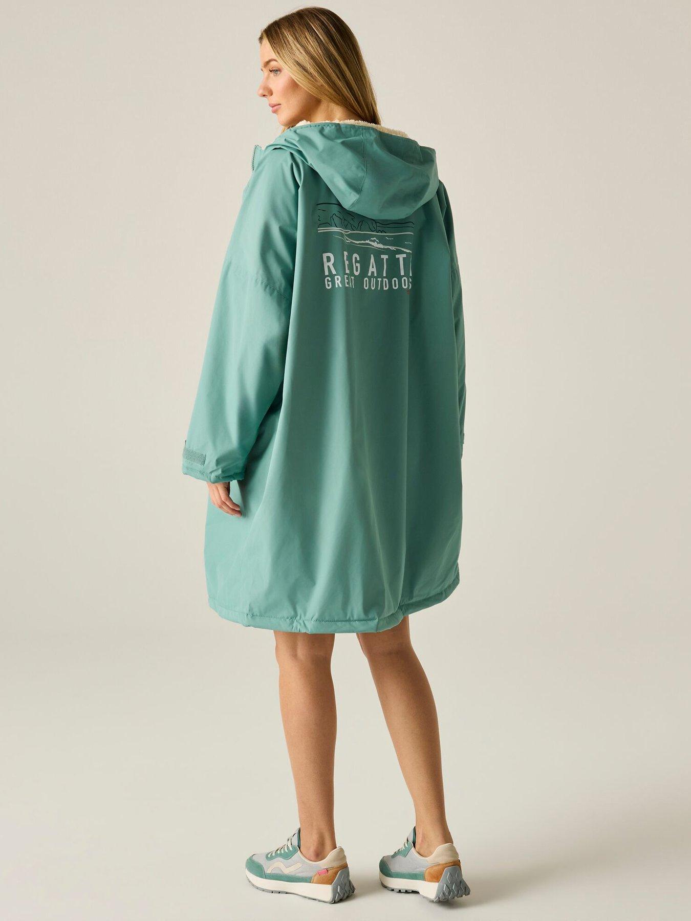 Image 2 of 7 of Regatta Womens Waterproof Robe - Green