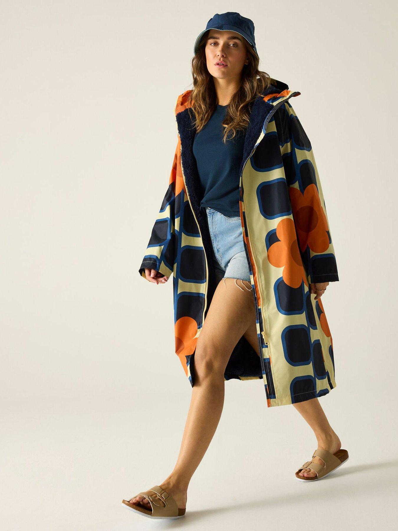 Image 1 of 7 of Regatta Womens Orla Keily Changing Robe - Orange