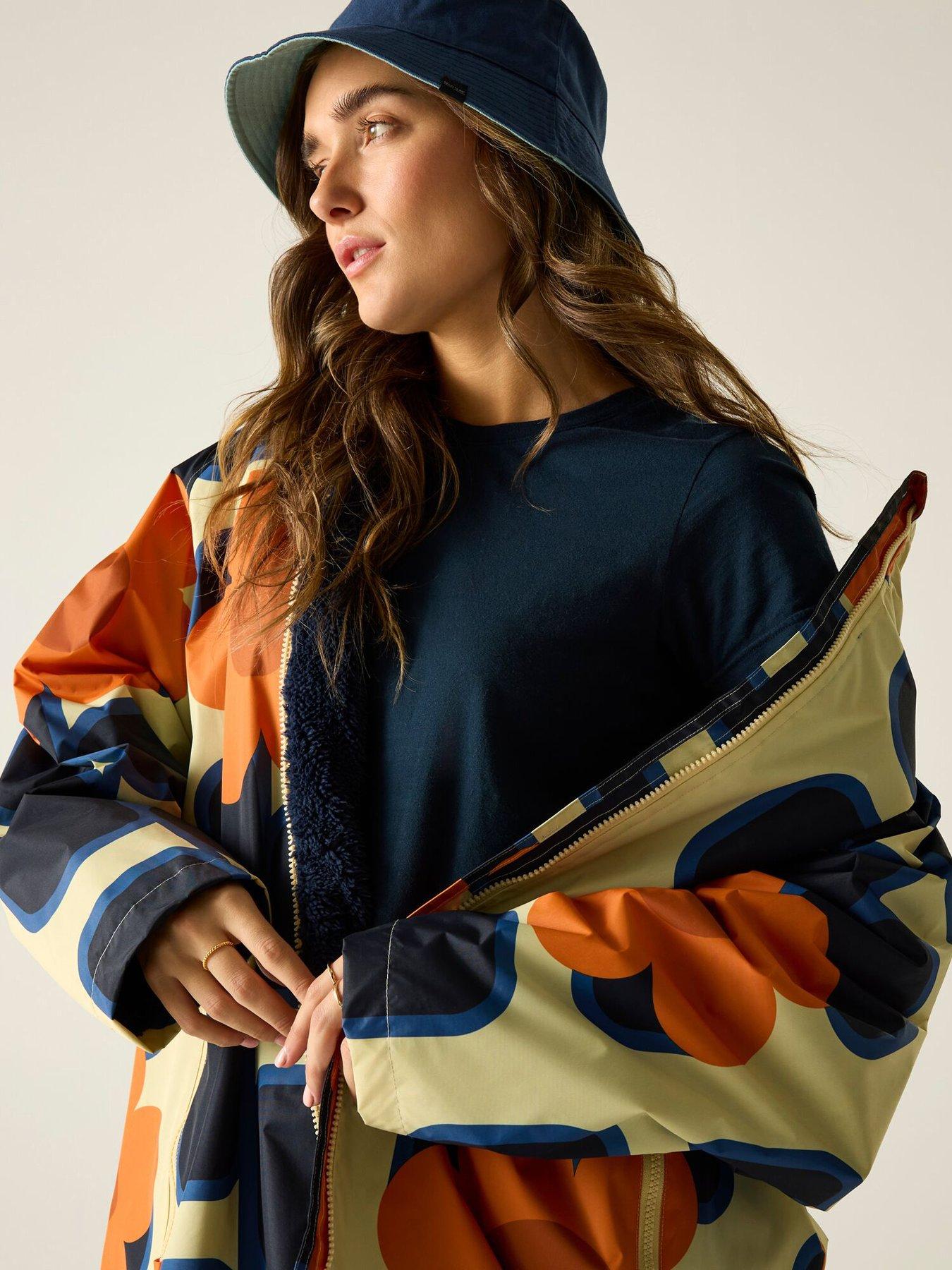 Image 3 of 7 of Regatta Womens Orla Keily Changing Robe - Orange