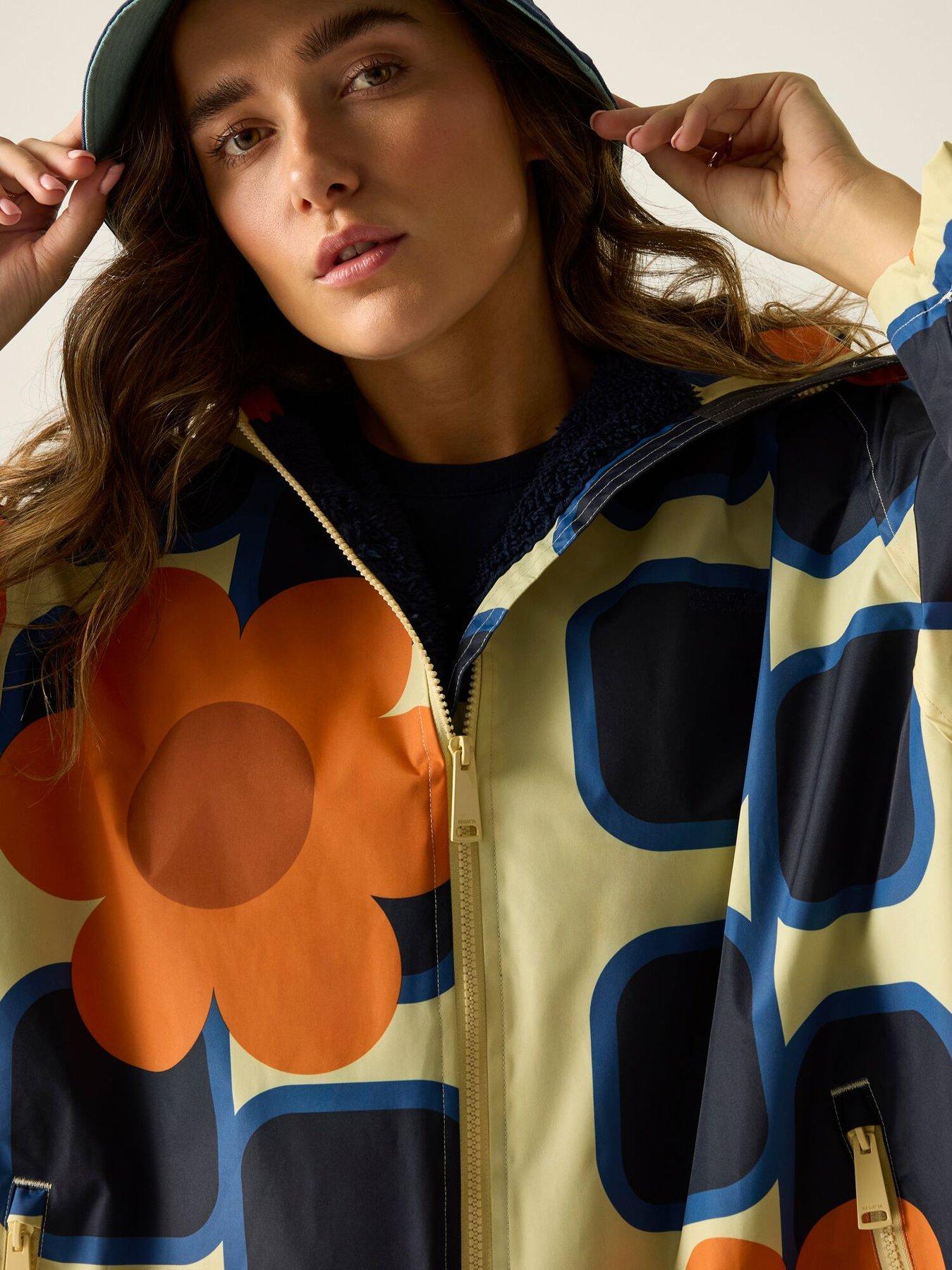 Image 5 of 7 of Regatta Womens Orla Keily Changing Robe - Orange