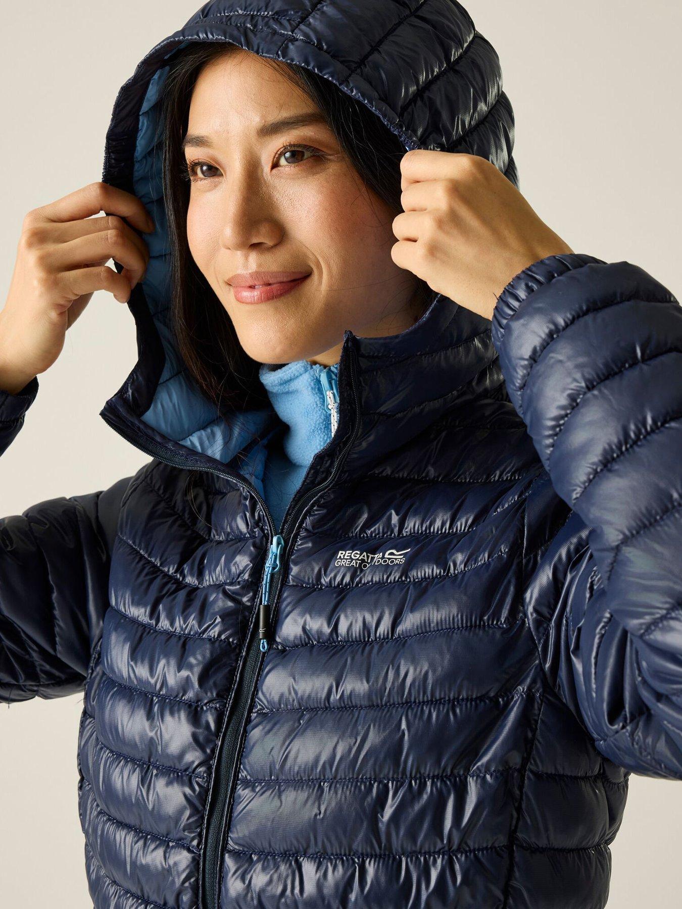 Image 6 of 7 of Regatta Womens Hurden Waterproof Jacket - Navy
