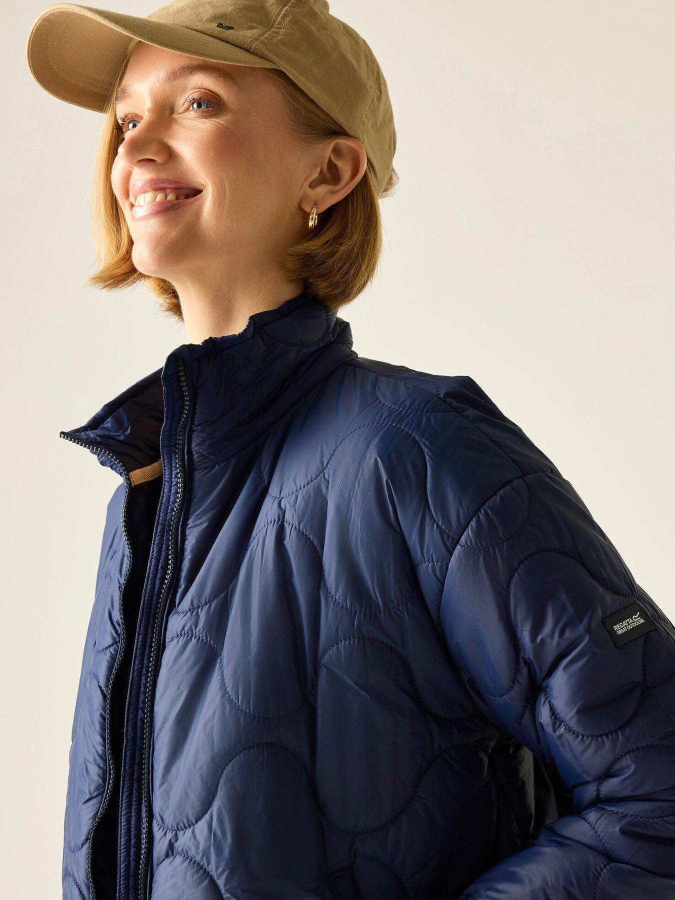 Image 5 of 7 of Regatta Womens Carlotte Quilted Jacket - Navy