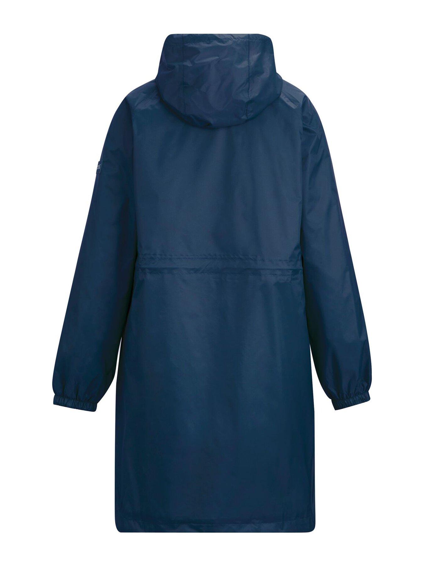 Image 7 of 7 of Regatta Womens Brindel Pack It Longline Jacket - Navy