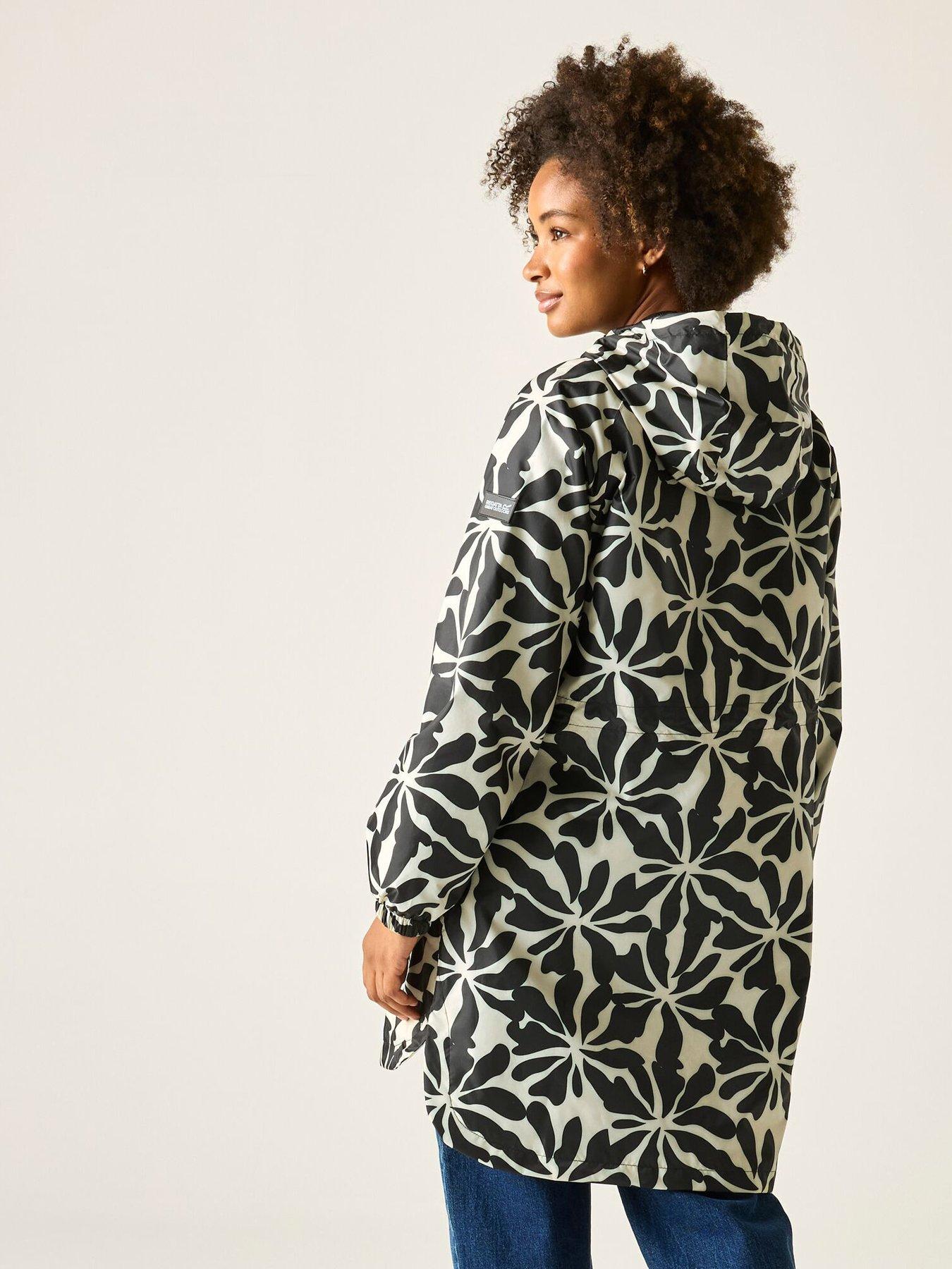  image of regatta-womens-brindel-pack-it-longline-jacket-black