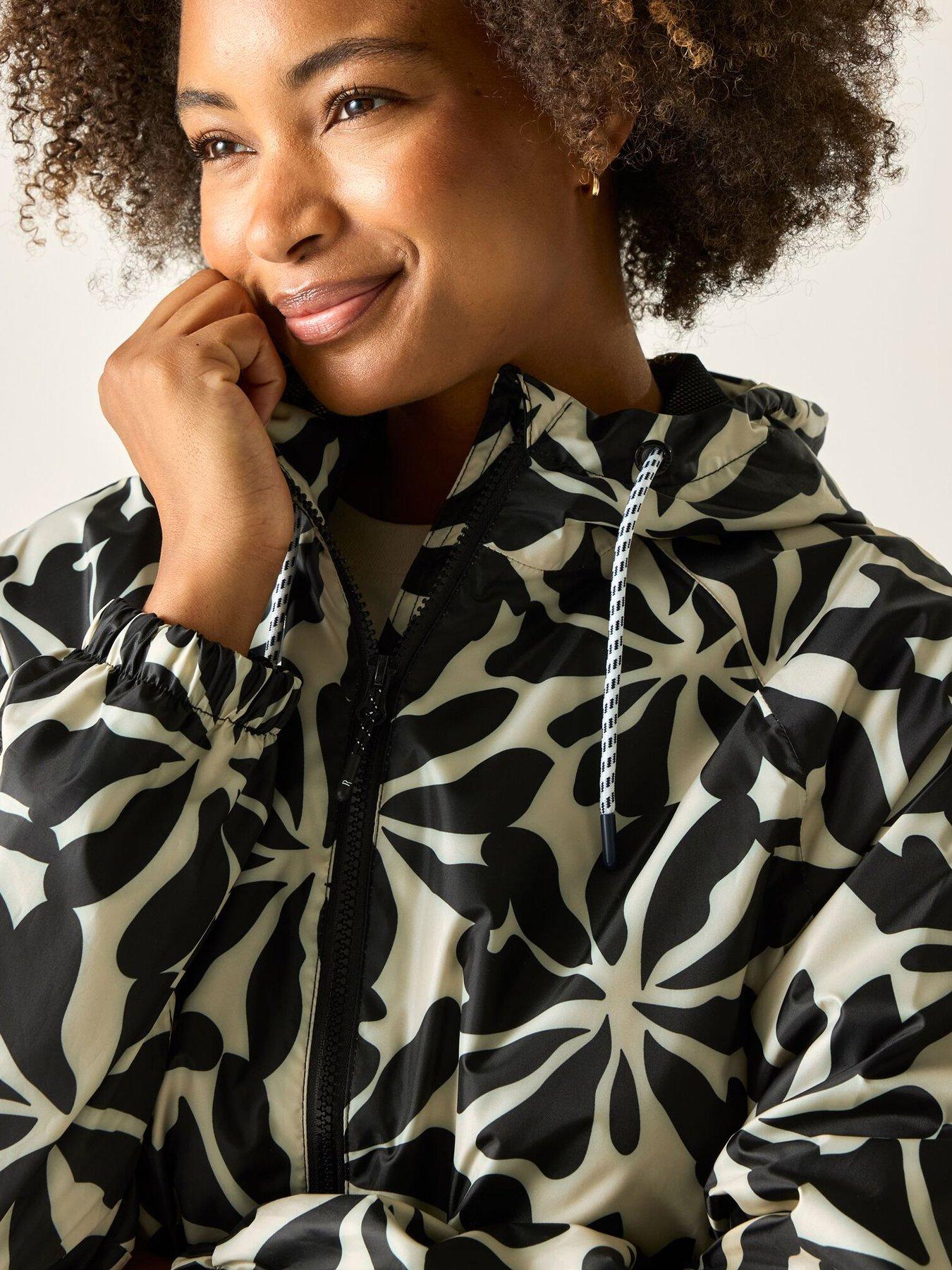  image of regatta-womens-brindel-pack-it-longline-jacket-black