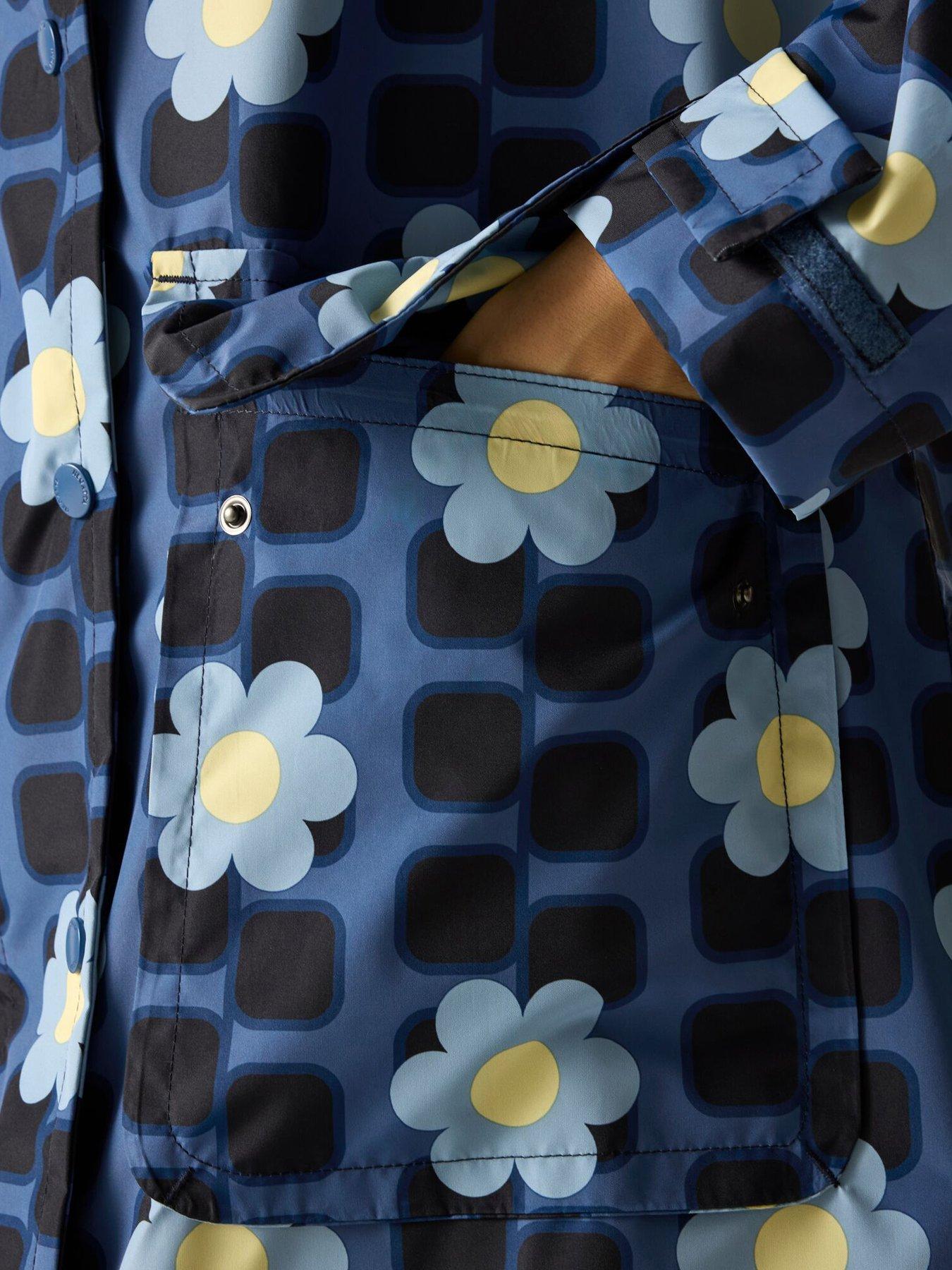 Image 6 of 7 of Regatta Womens Orla Keily Longer Waterproof Jacket - Blue