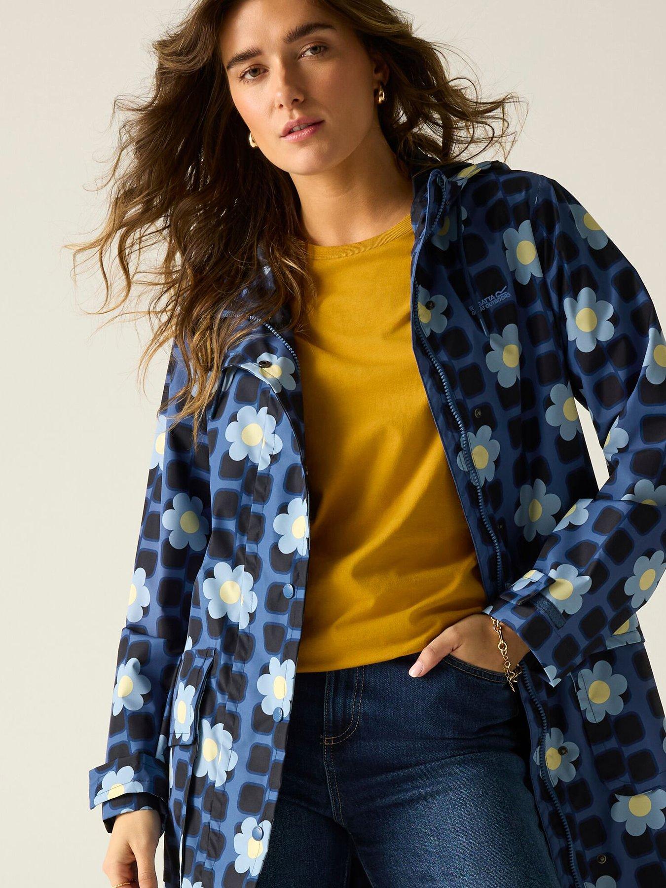 Image 7 of 7 of Regatta Womens Orla Keily Longer Waterproof Jacket - Blue
