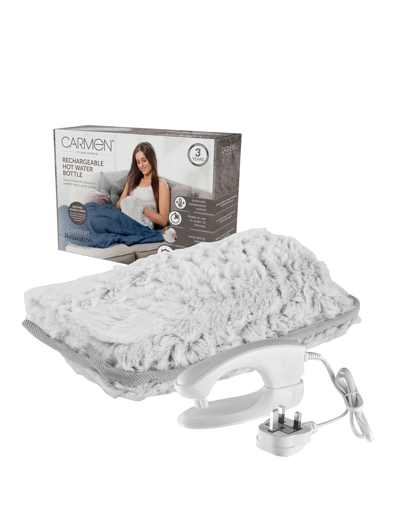  image of carmen-faux-fur-hot-water-bottle