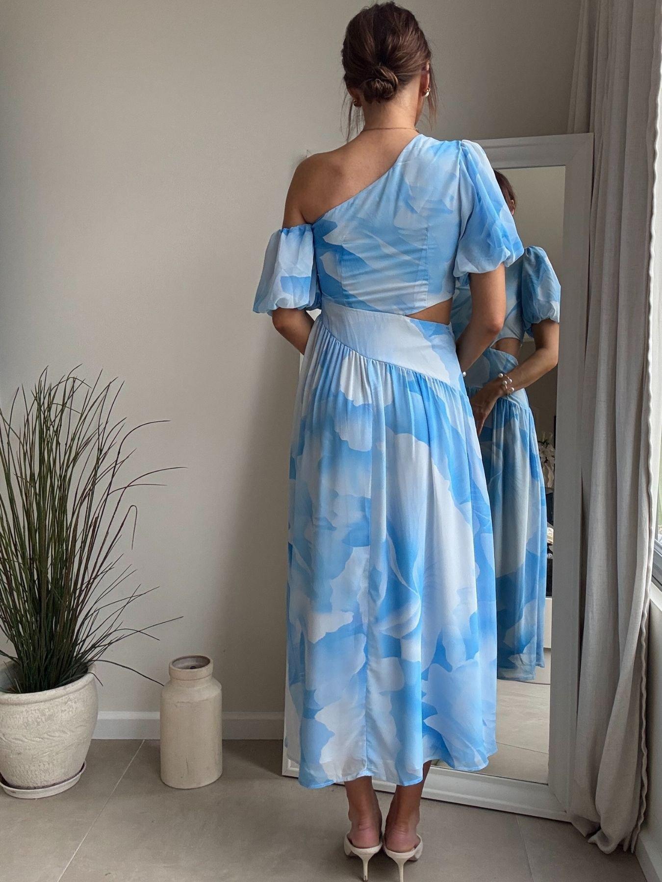  image of style-cheat-assymetric-cutout-dress