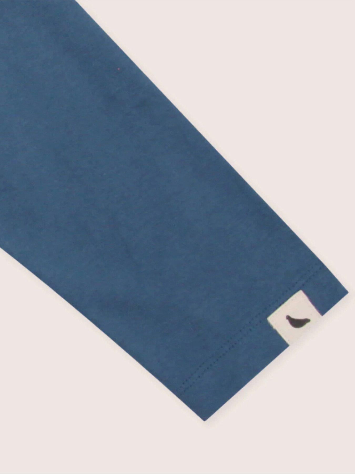  image of turtledove-london-kids-cotton-bear-character-top-blue