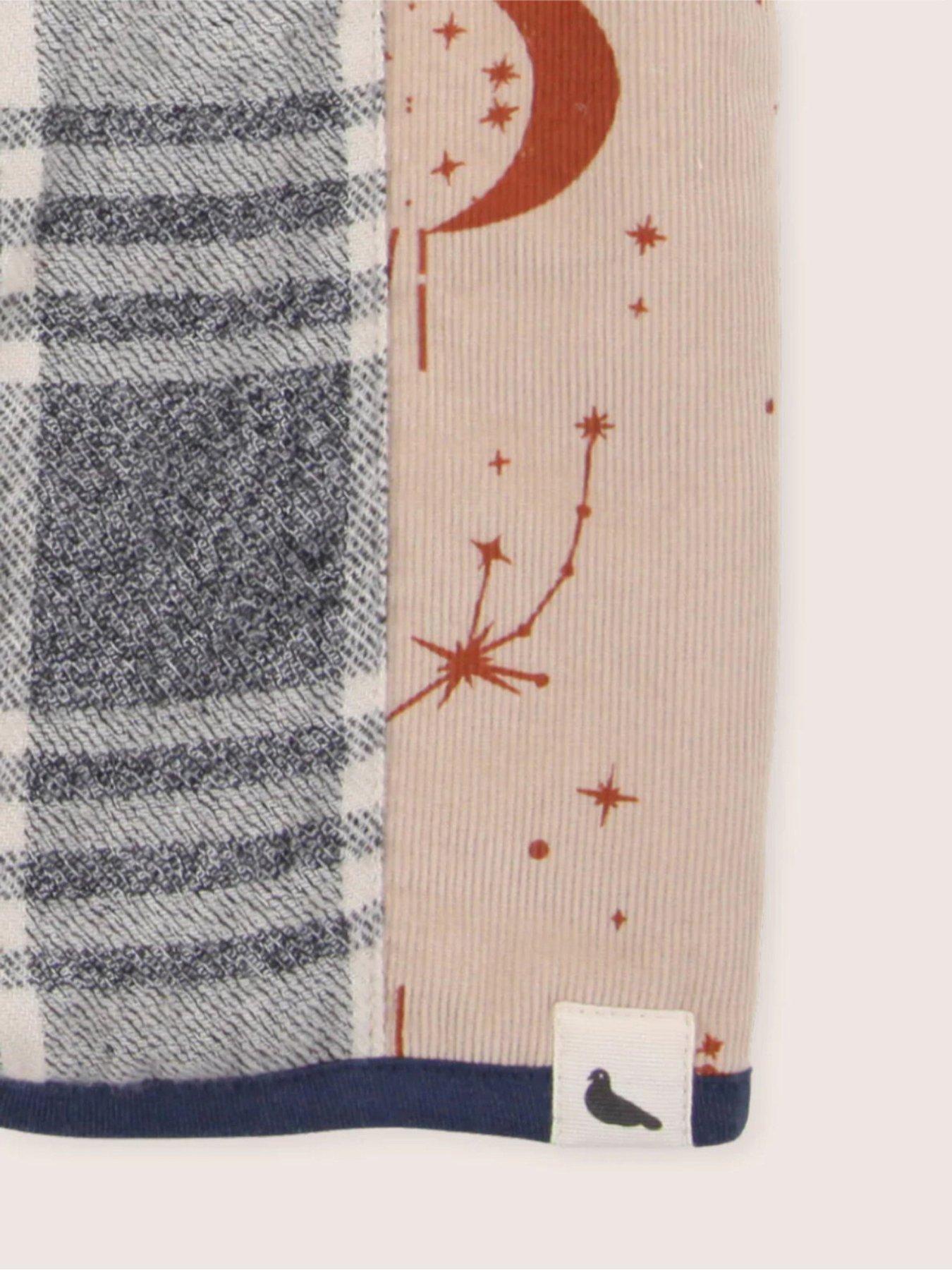  image of turtledove-london-girls-cotton-patchwork-gilet-multi