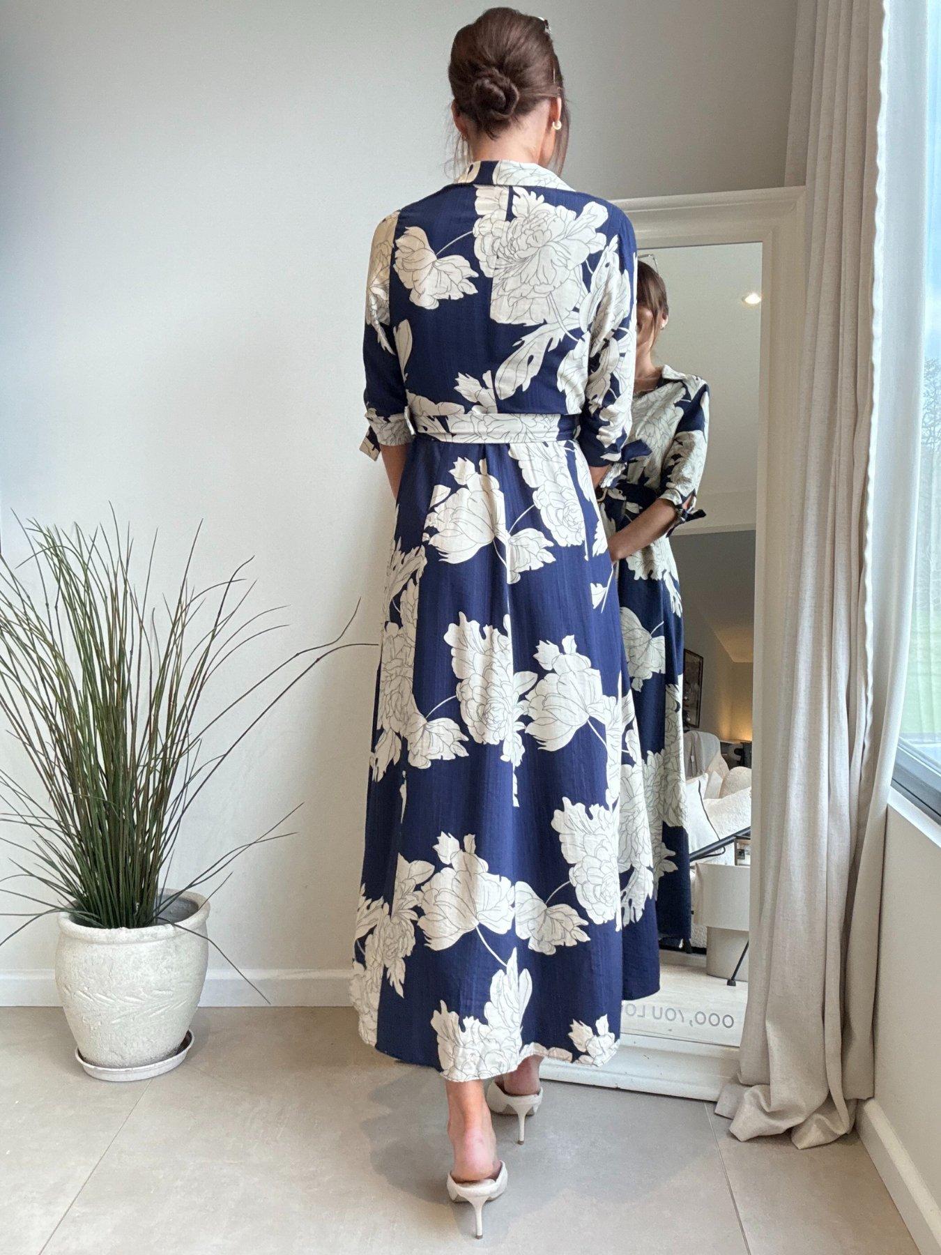 stillFront image of style-cheat-navy-daphne-dress