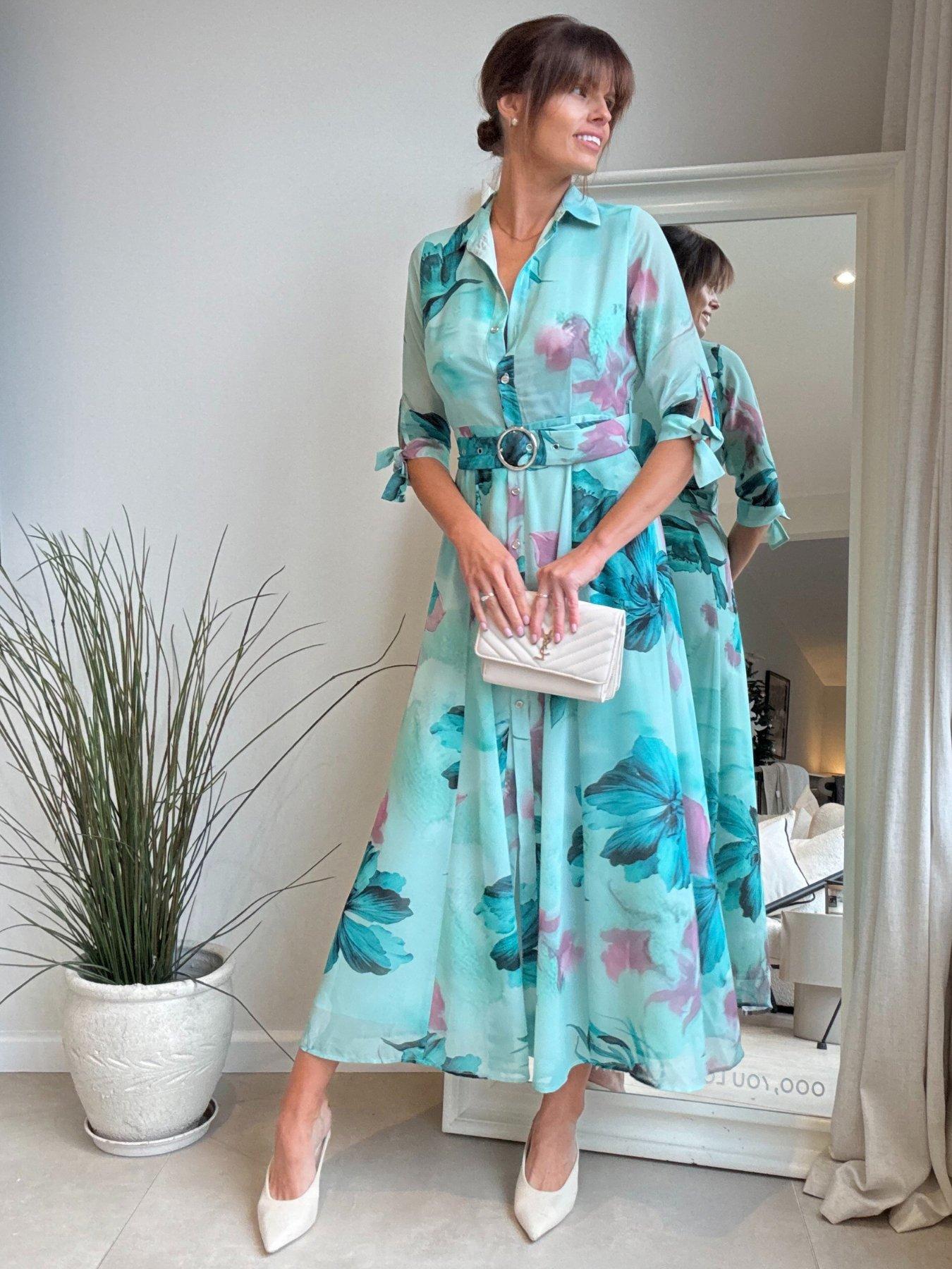Style Cheat Daphne Chiffon Dress - Multi