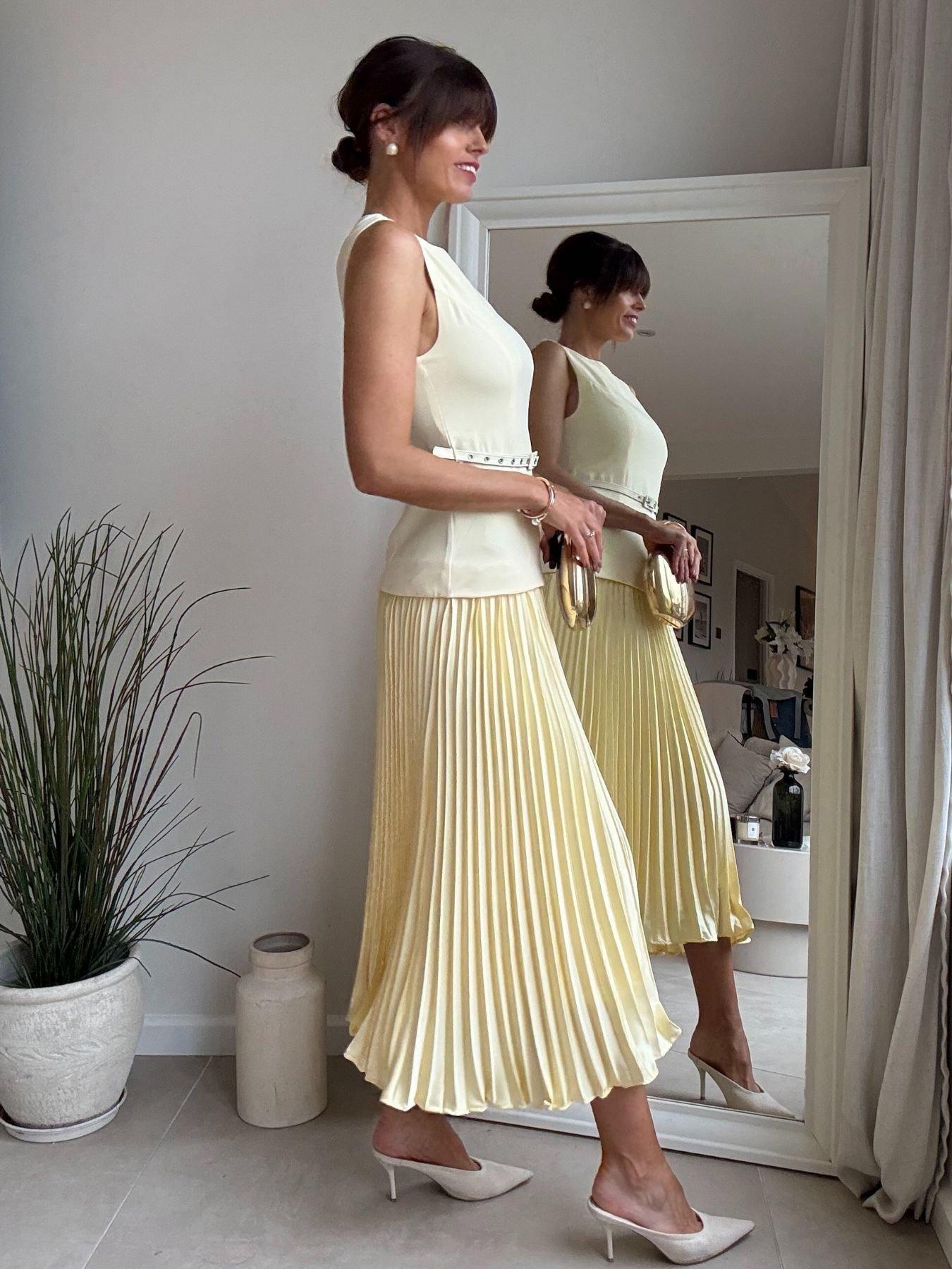  image of style-cheat-belted-pleated-dress
