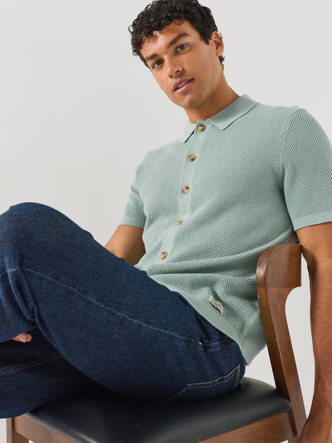 Guess Jeans Guess Jeans Short Sleeve Knitted Polo