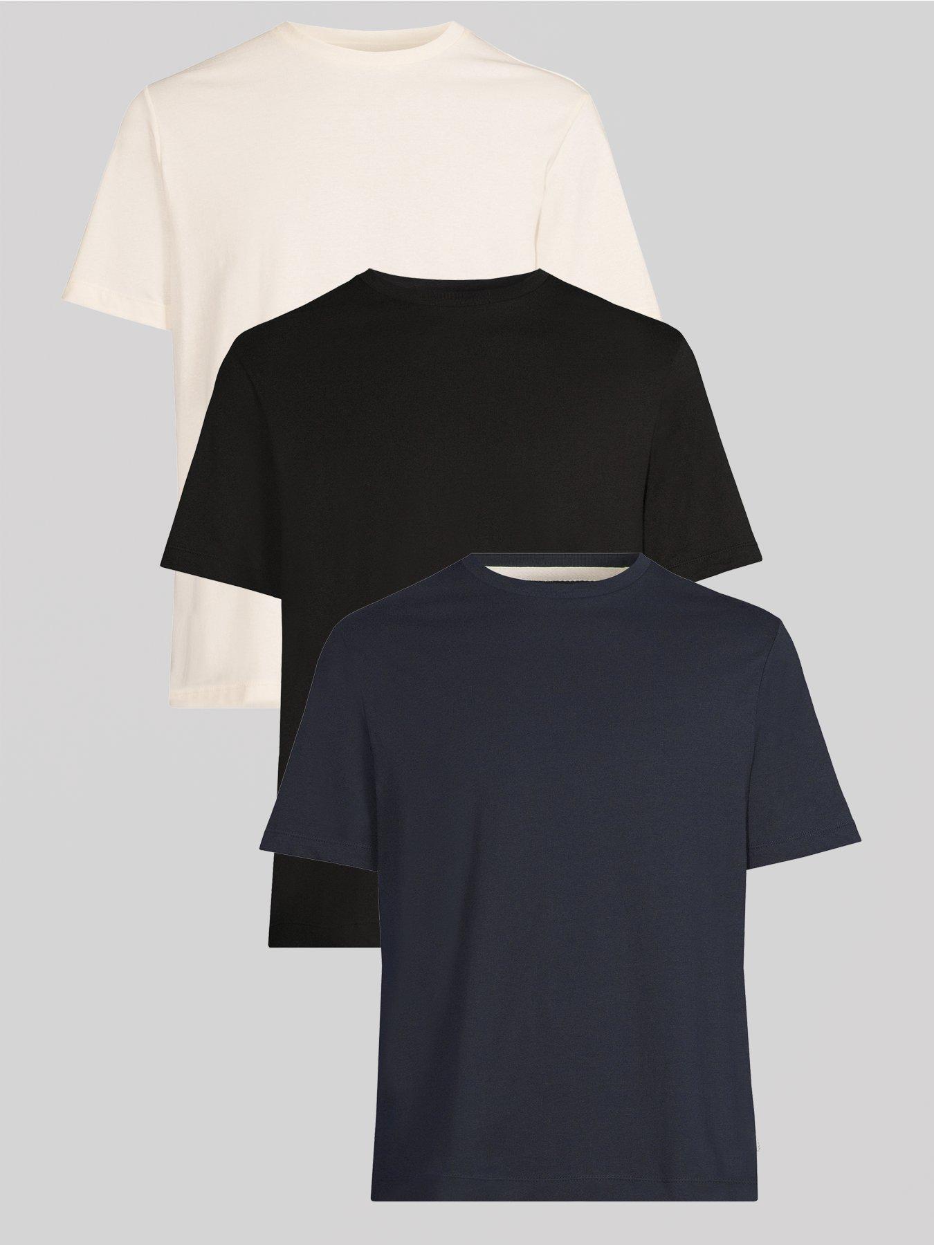 Guess Jeans Short Sleeve 3 Pack T-Shirt - Multi