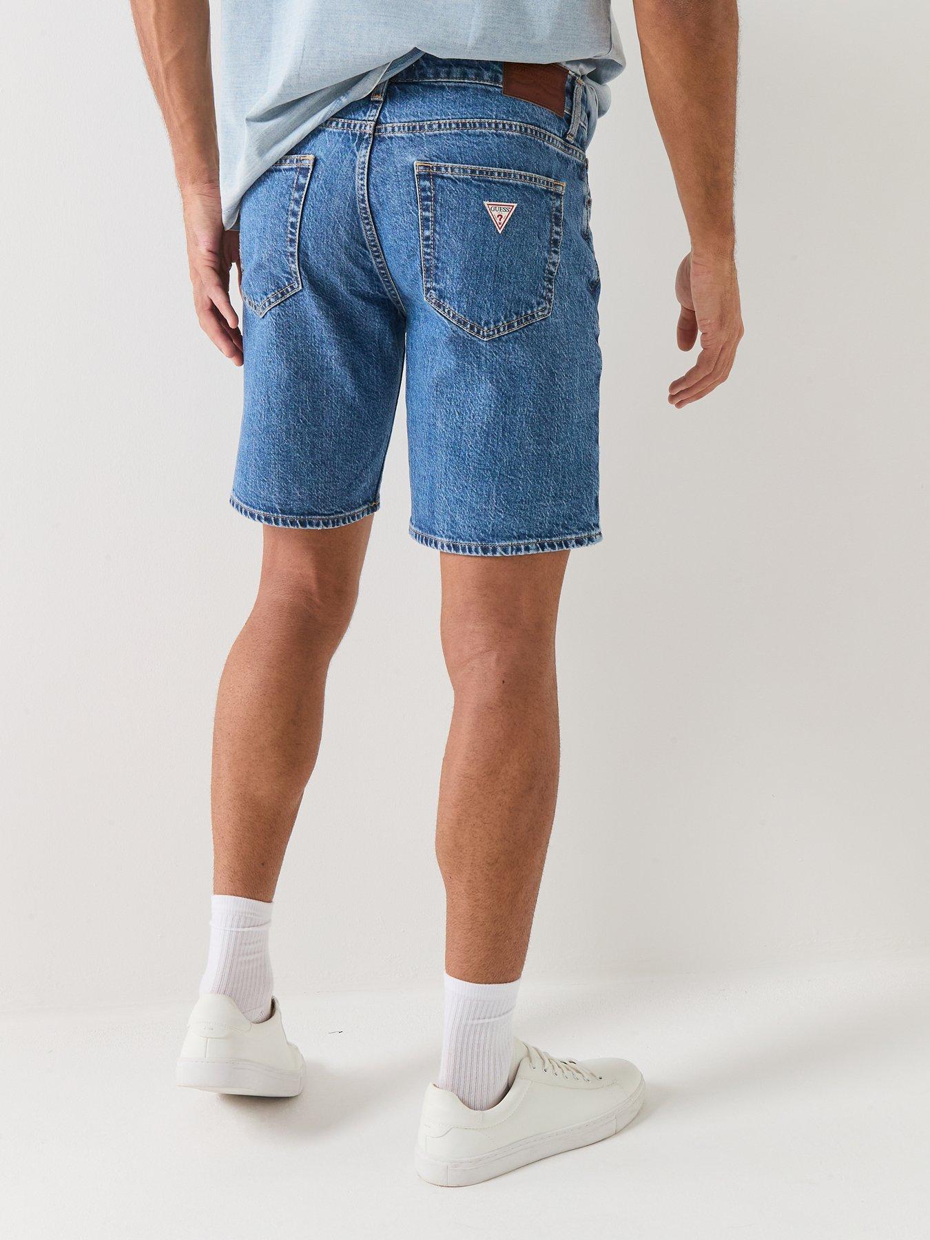 Image 2 of 5 of Guess Jeans Denim Shorts - Blue