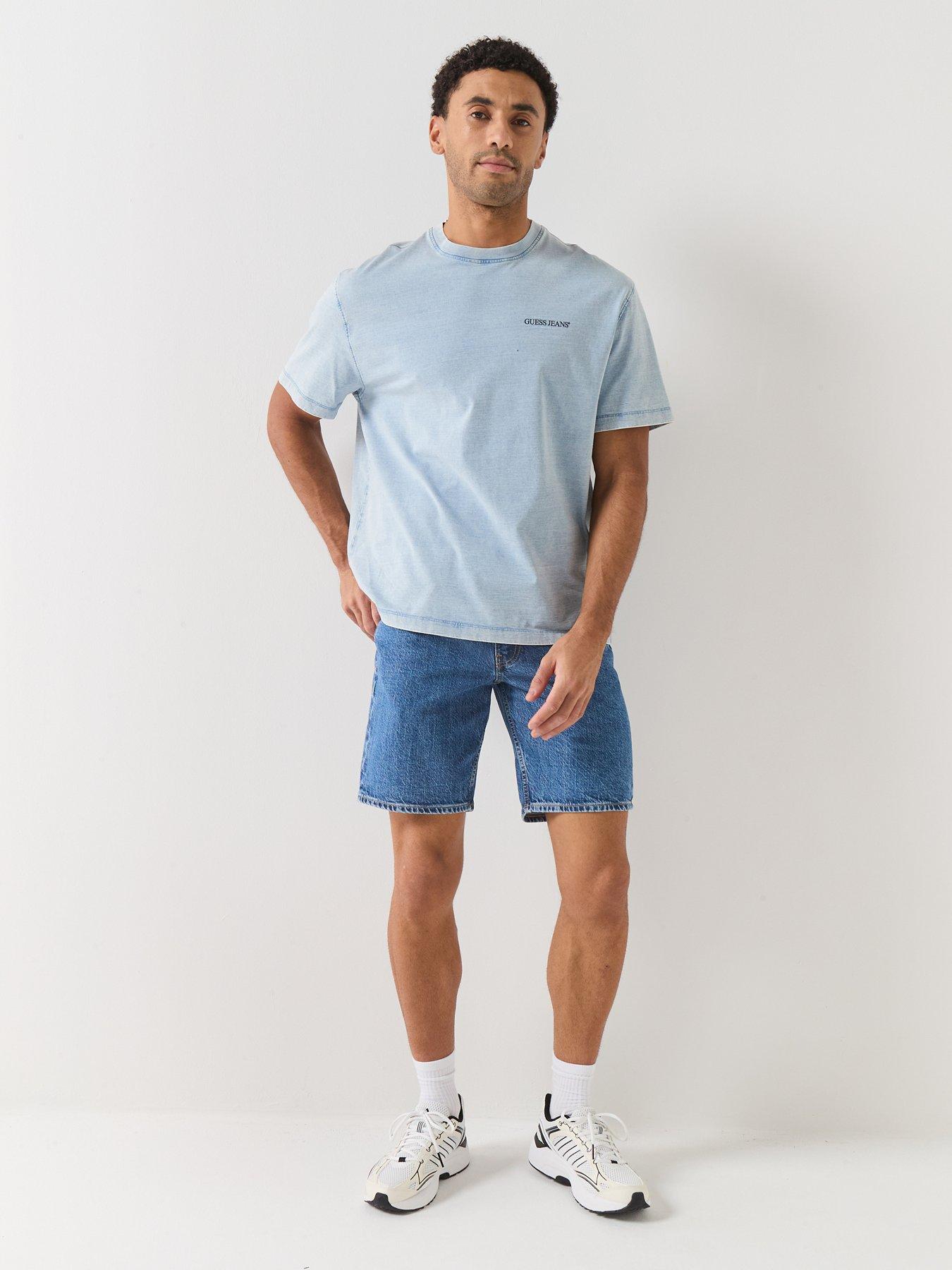 Image 3 of 5 of Guess Jeans Denim Shorts - Blue