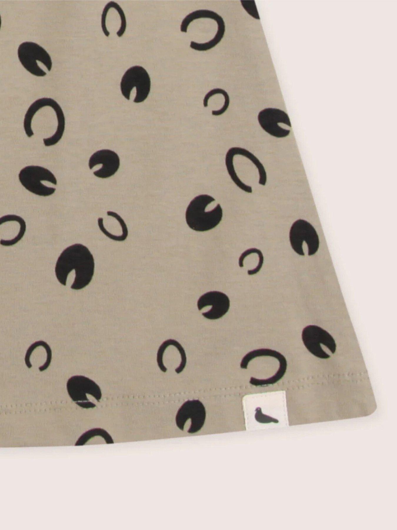  image of turtledove-london-girls-cotton-clip-clop-dress-grey