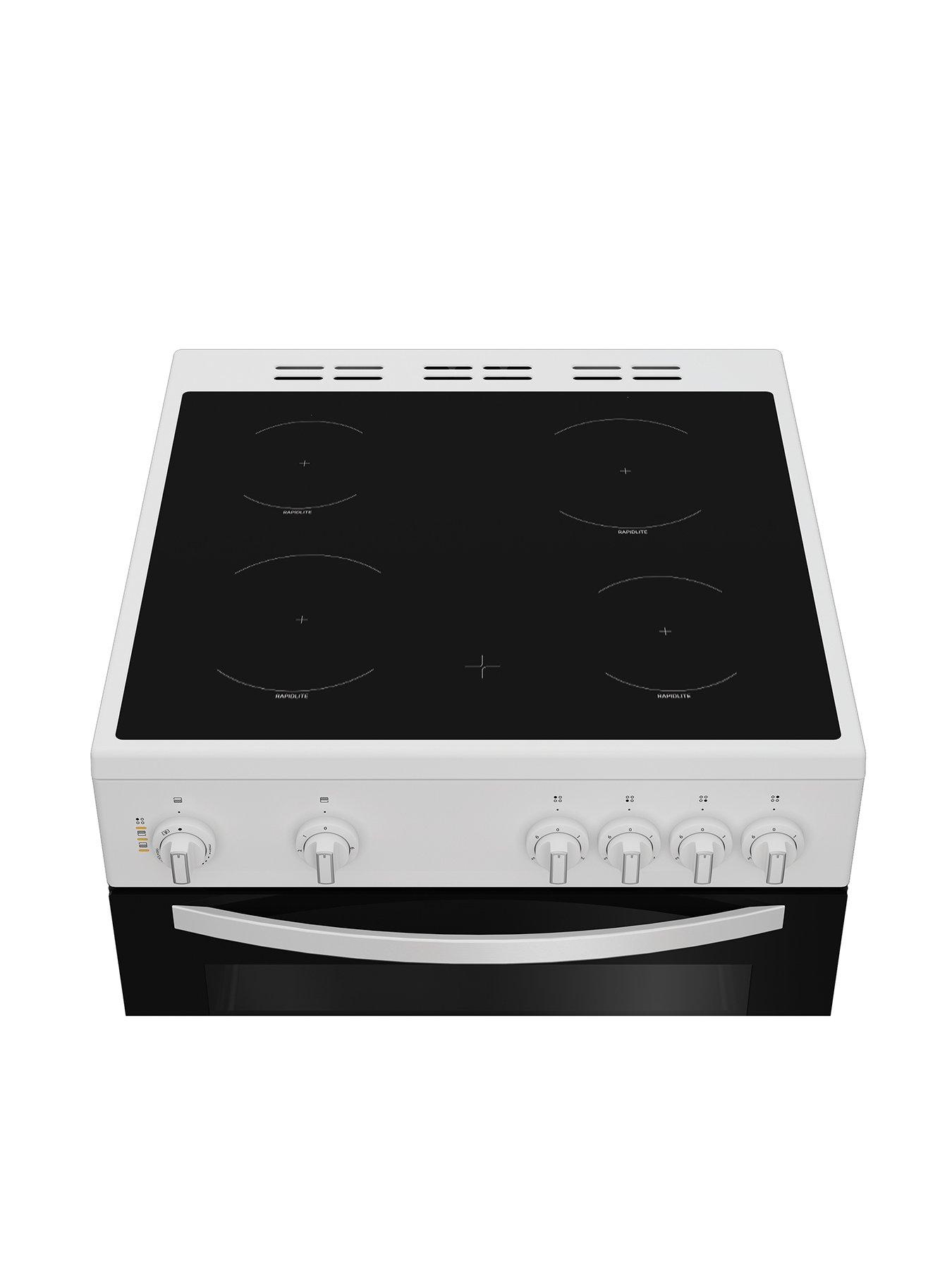 Image 4 of 5 of Indesit ITE6VMW Freestanding&nbsp;Electric Cooker - White