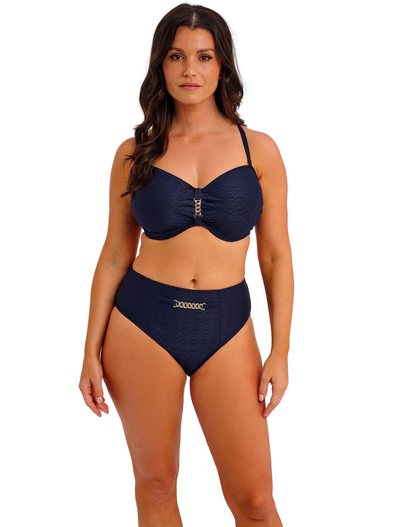 Image 2 of 6 of Fantasie Azores Underwire Bandeau Bikini Top - Midnight