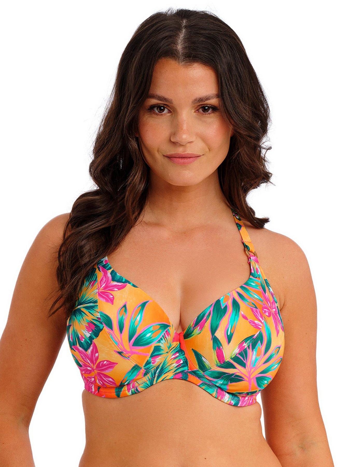 Fantasie Sunset Reef Underwire Halter Bikini Top - Heatwave