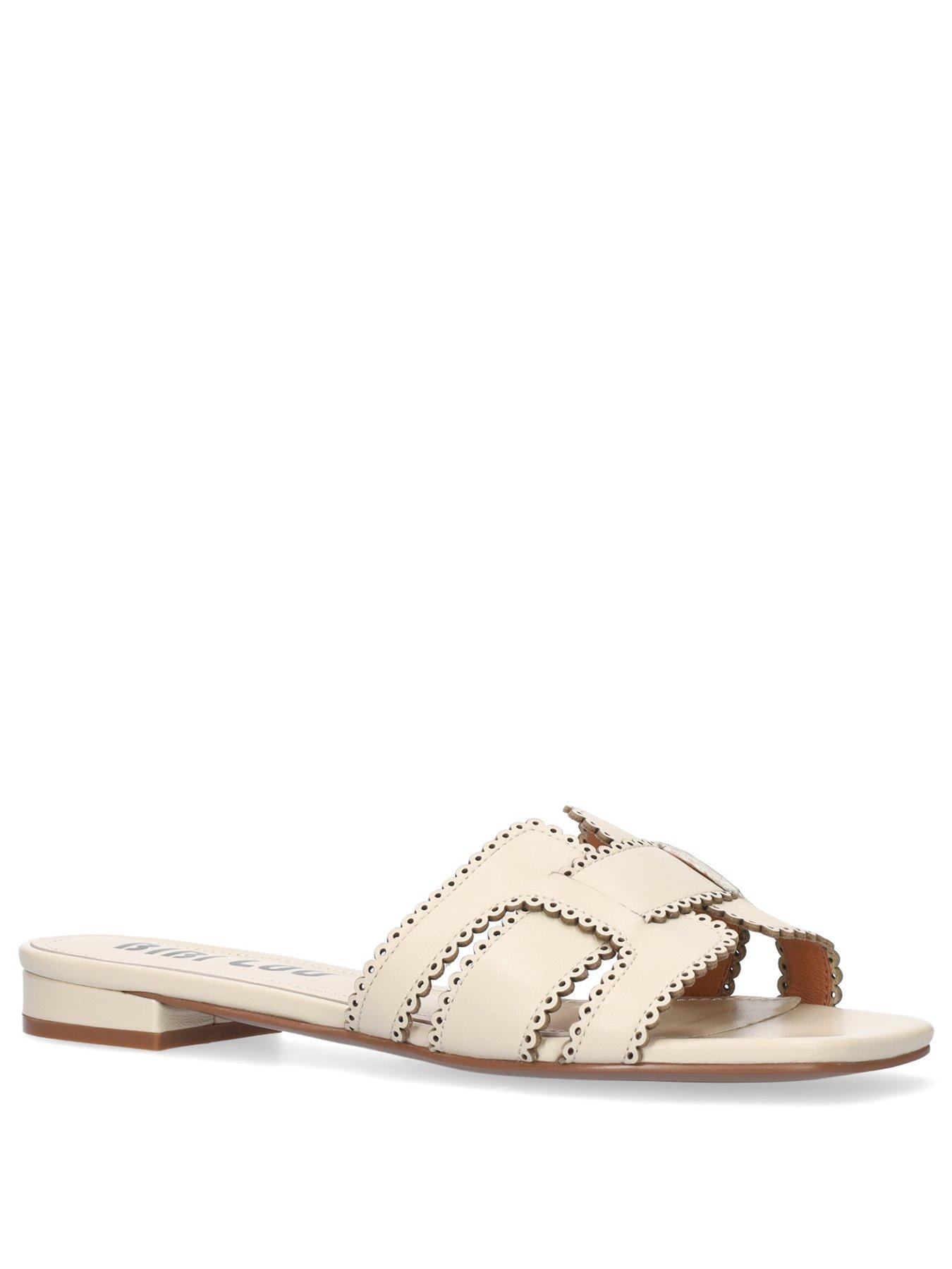  image of bibi-lou-holly-flat-sandal-cream